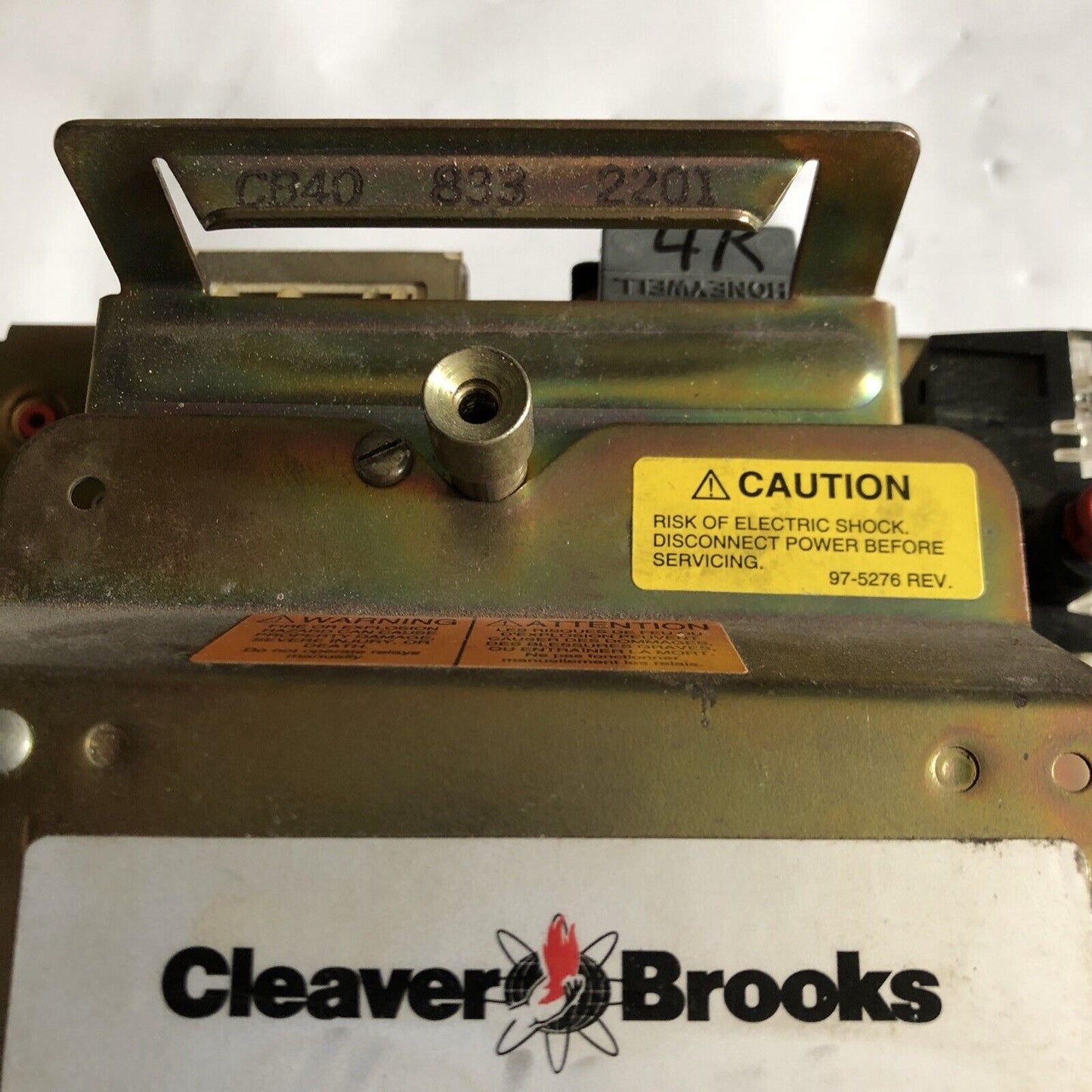 Cleaver Brooks Cb 40,Honeywell R4140l1022,Cb40,Cleaver Brooks 833-2201,120V,Ed