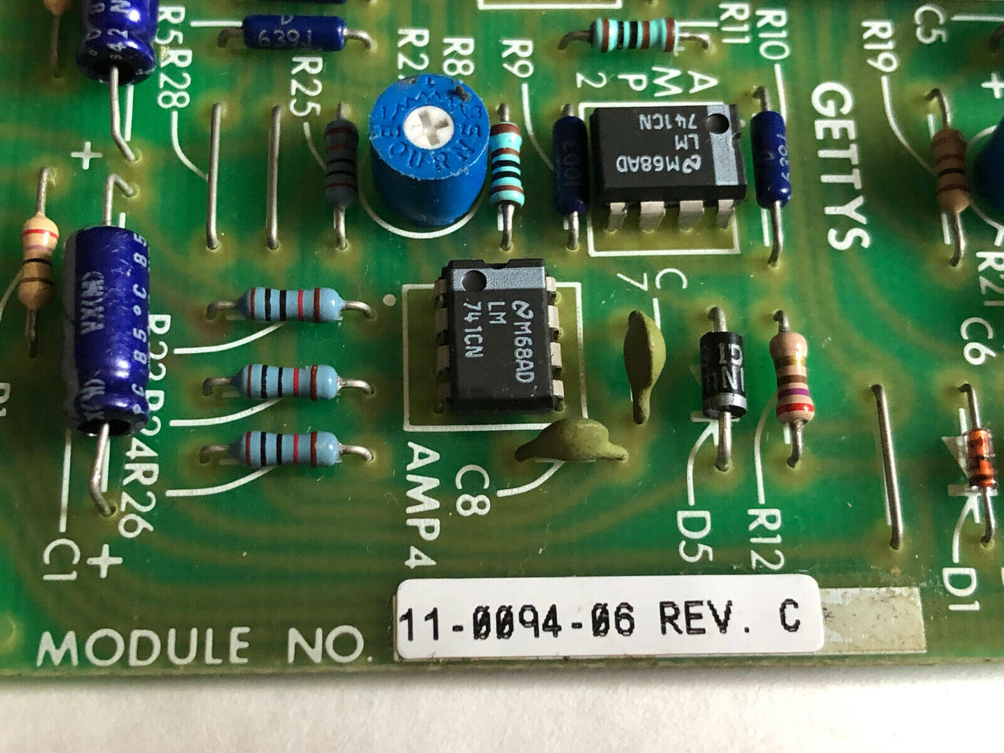 Gettys 11-0094-06 Rev. C Control Board ,En