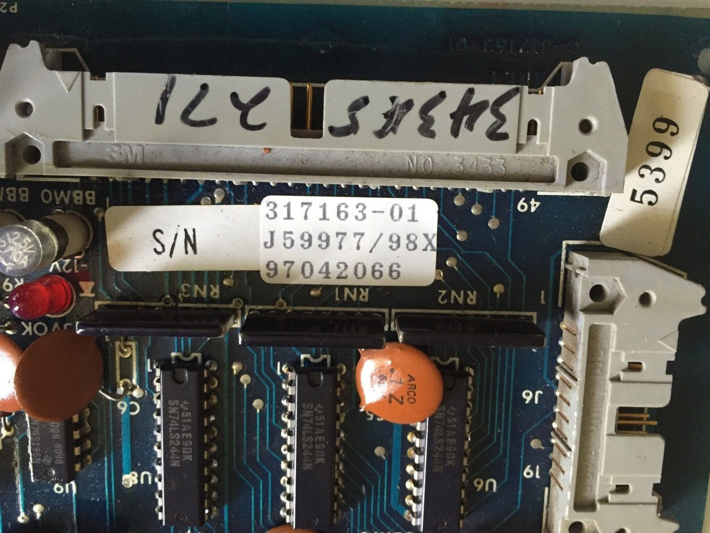 Forney 317163-01,C-317163-01,J59977/98X Board Afs Sys Burner Mgmt Sys,Cs,Bp
