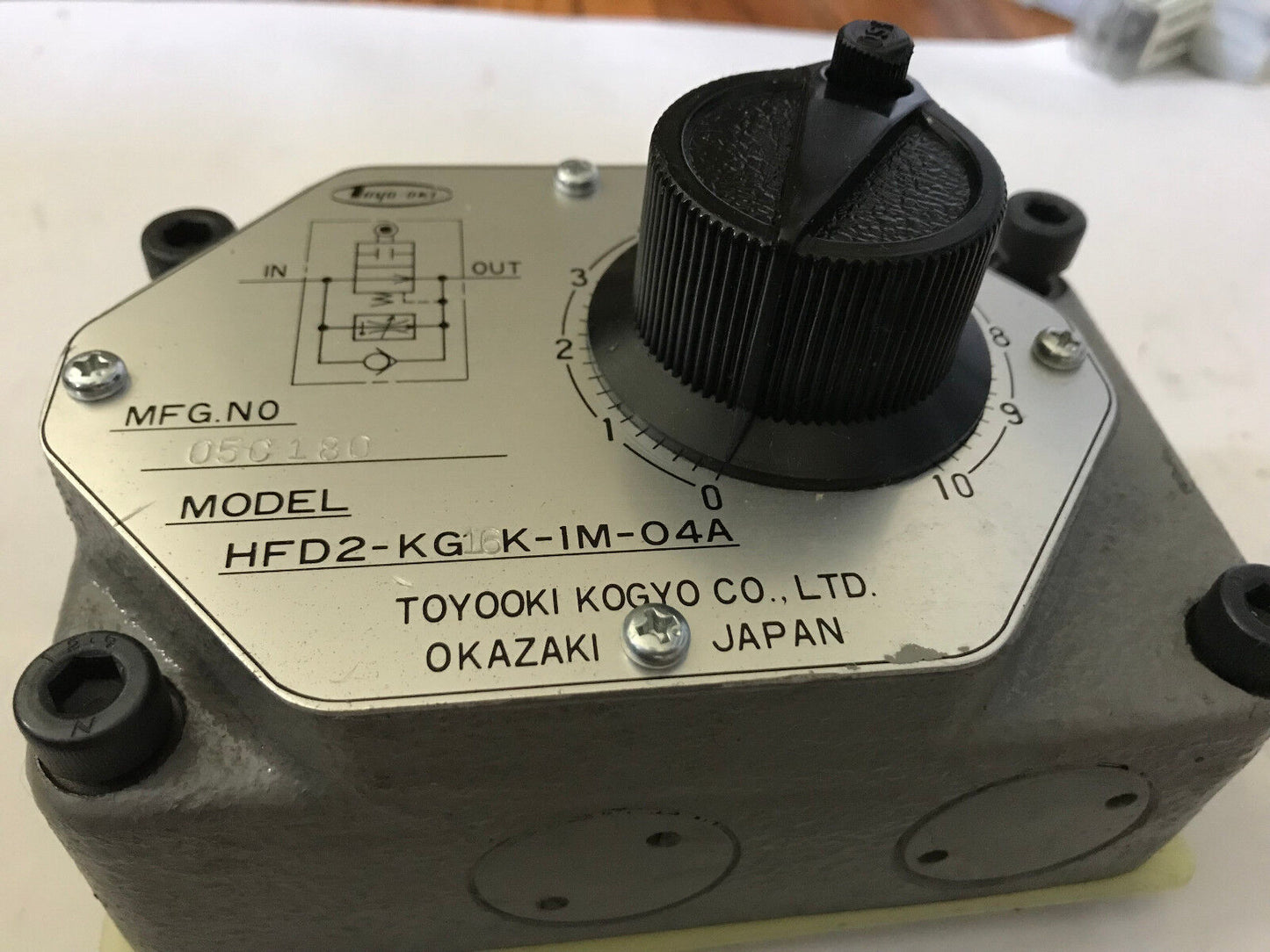 New Toyooki Kogyo Hfd2-Kg16k-Im-04A Hydraulic Valve 05C180 Hfd2-Kg16k-Im-O4a,Em