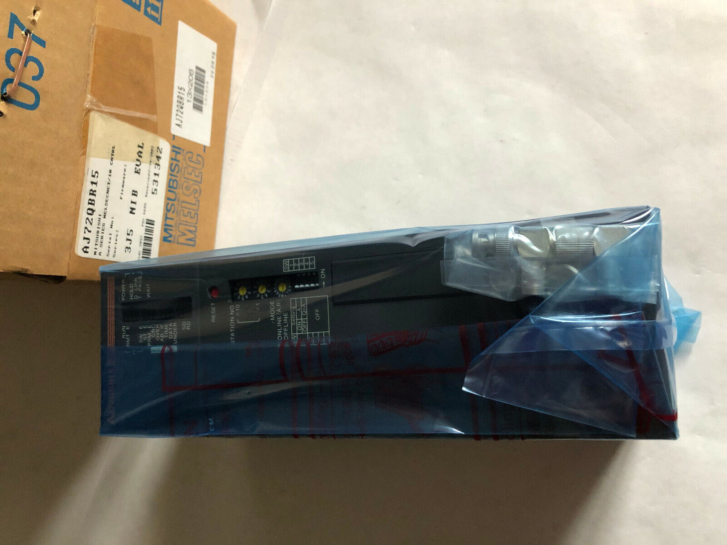 New Mitsubishi Aj72qbr15 Melsecnet/10 Remotecoax Melsec Programmable Plc,Ez