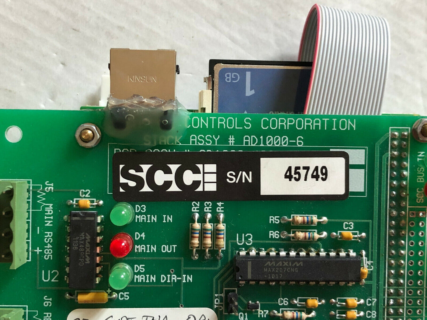 Scc Ad1000-6 970 Gmpt-Tna-Qpi Controller Card Scc Controls Corporation,Eu