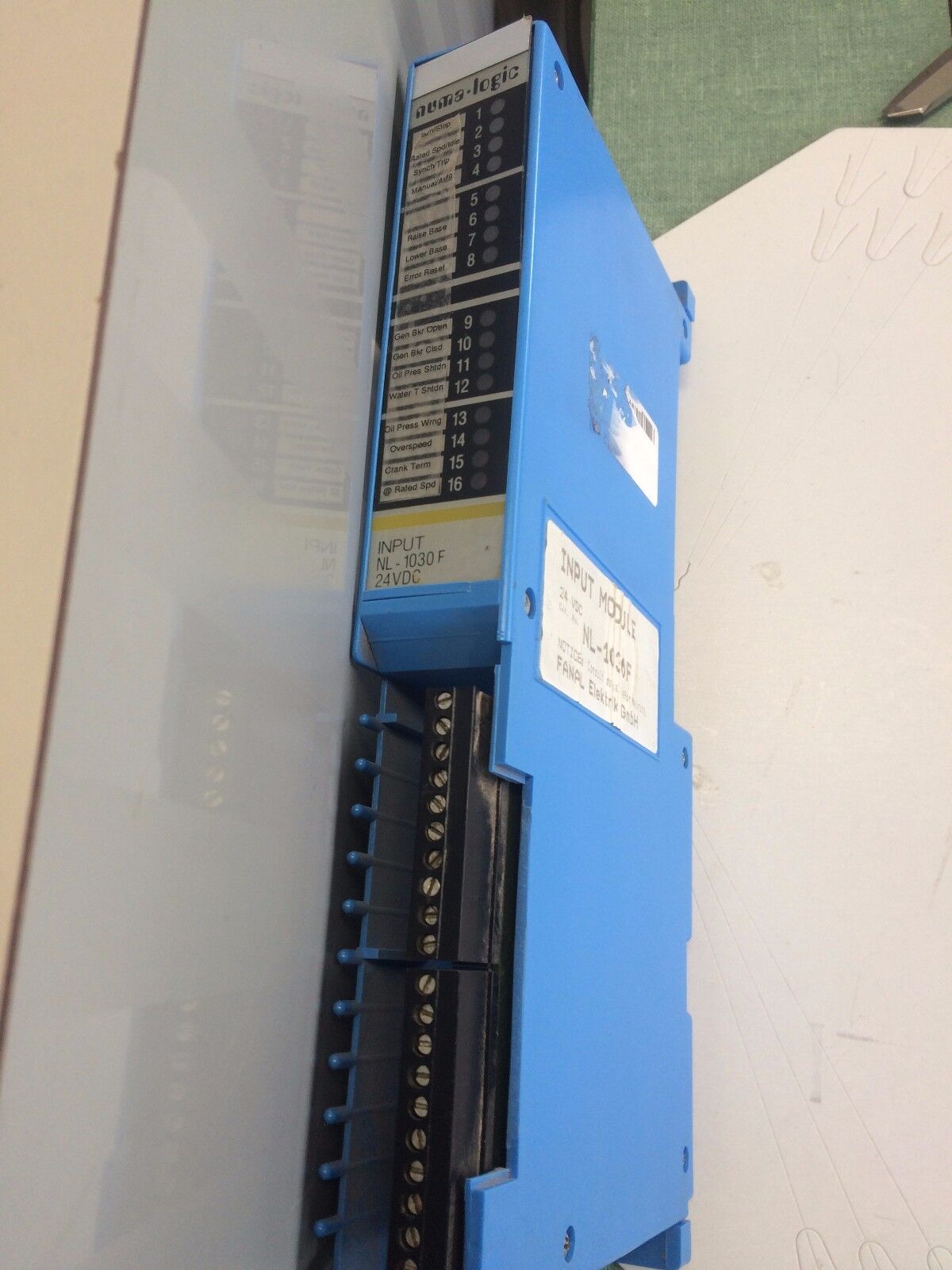 Westinghouse Nl-1030F Input Module 16Pont 24Vdc Nuam-Logic ,Cv