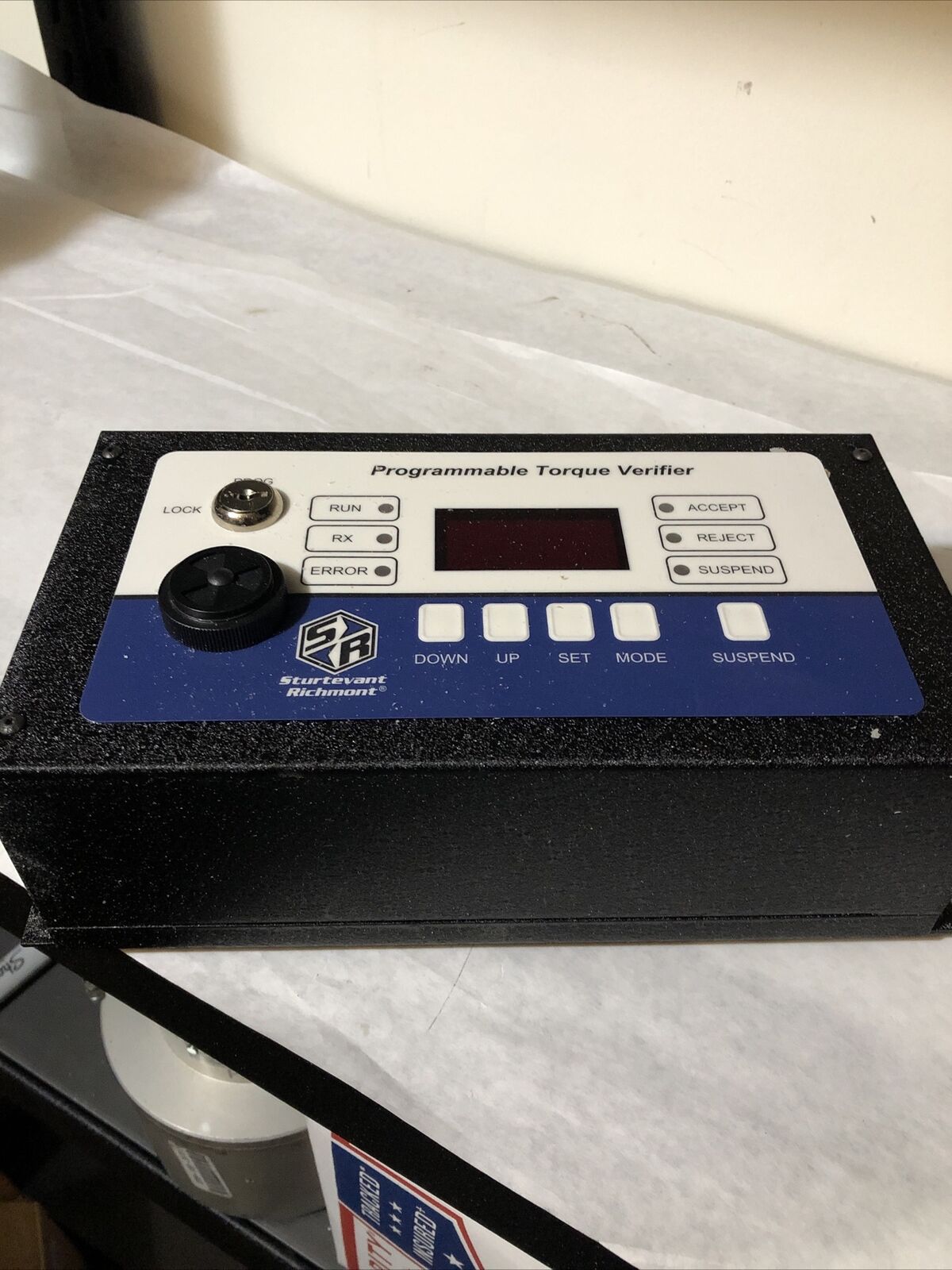 New Sturtevant Richmont 10235 V2.06/P255_5 Programmable Torque Verifier,Bx