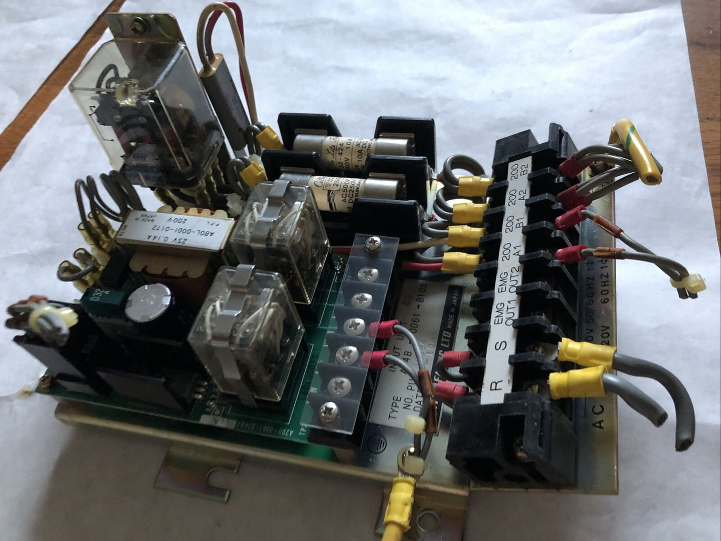 Fanuc A14b-0061-B103, A20b-0007-0340 / 04A Pu84468 Cnc Input Unit,Bb,Dc