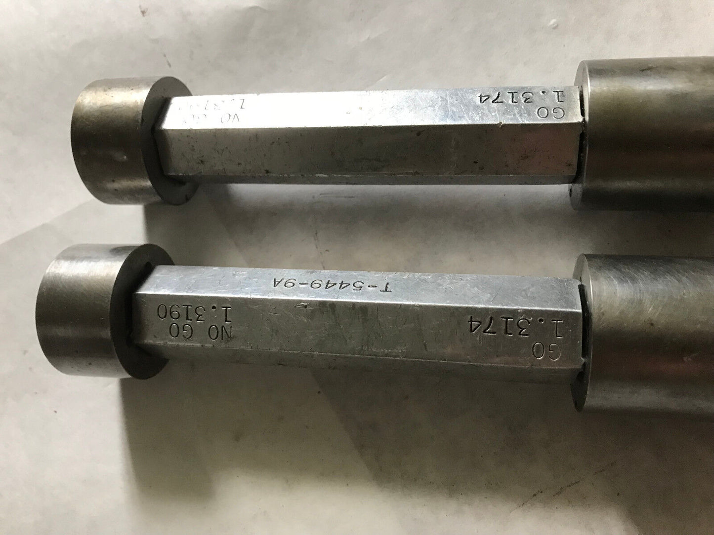 Lot 2 The Pipe Machinery Inspection Gage Go No Go Plug Gage 1.3174,1.3190,Et