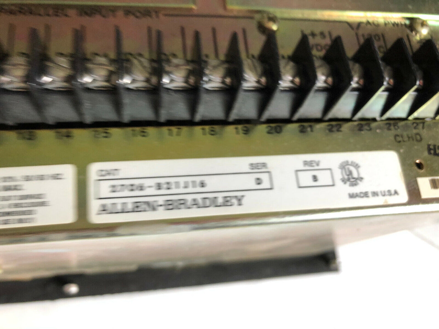 Allen Bradley 2706-B21j16,Dl20,Ol20 Operator Interface Message Display Inview,Ei