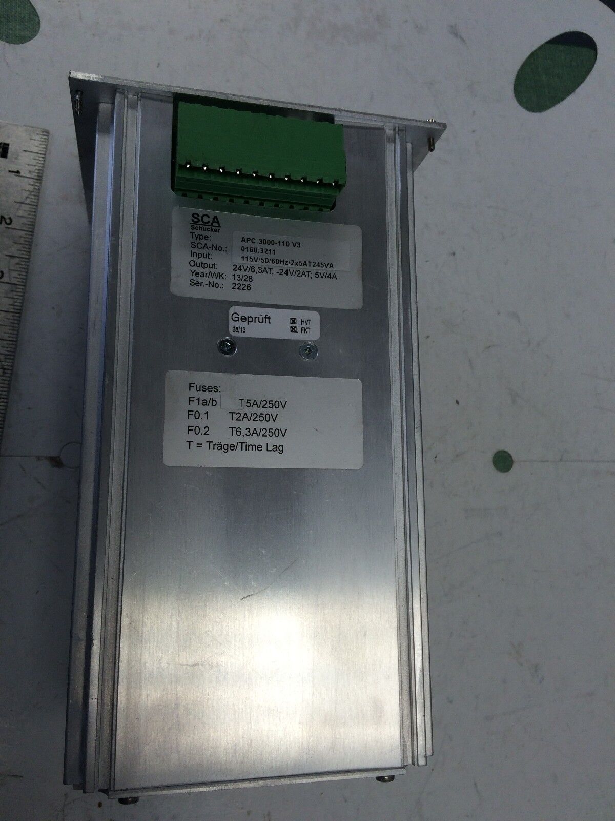 Sca Apc 3000-110 V3,Schucker 0160.3211,3000-110 V3,110V,Sc