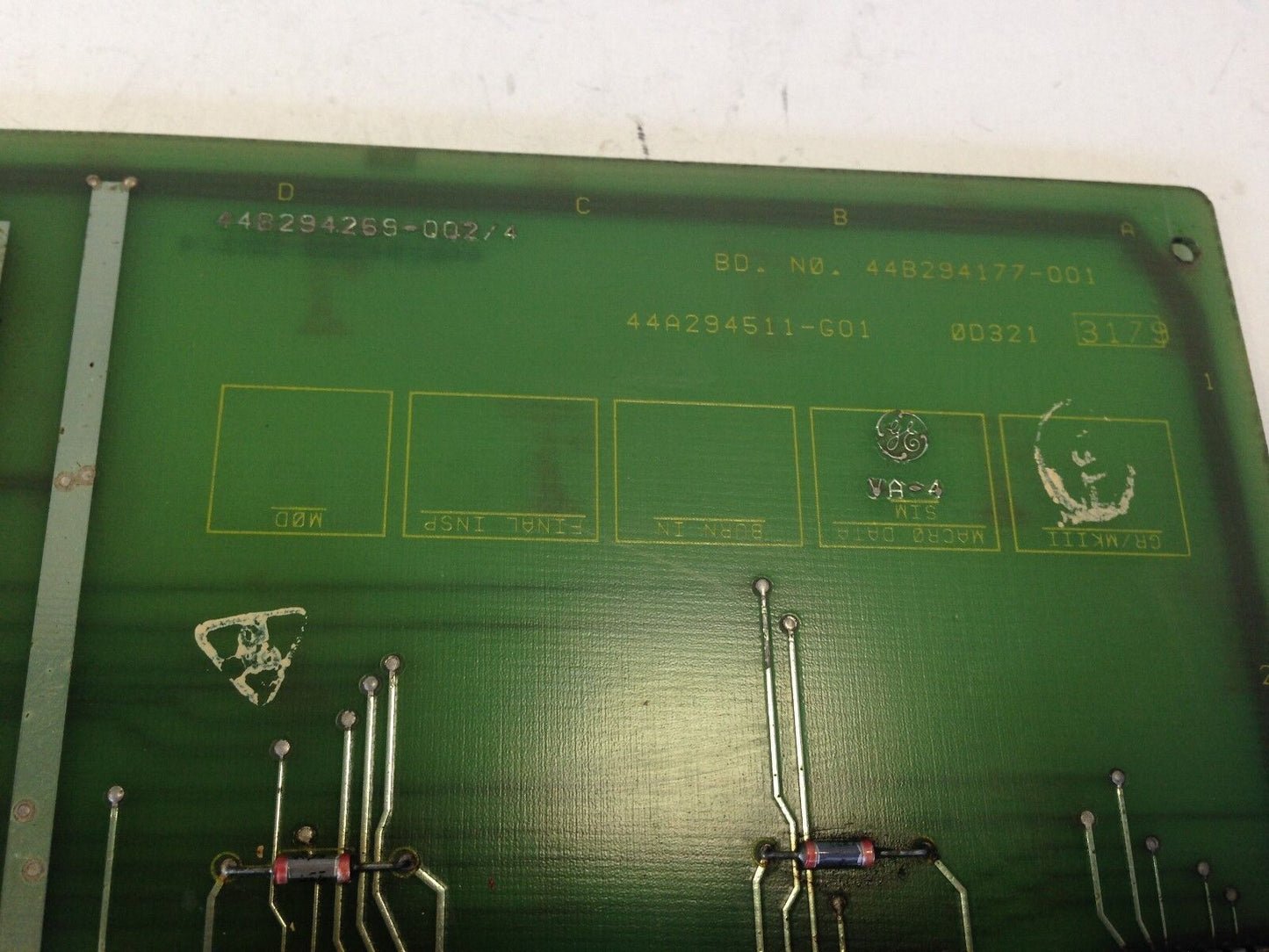 Ge Fanuc 44A294511-G01 Board 44A294511-Go1, Bd 44B294177-001,44B294269-002/4,Fe