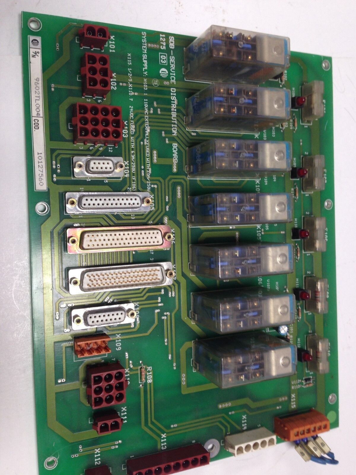Comau 10127560,1275.03, Sdb-Service Distribution Board,Dl