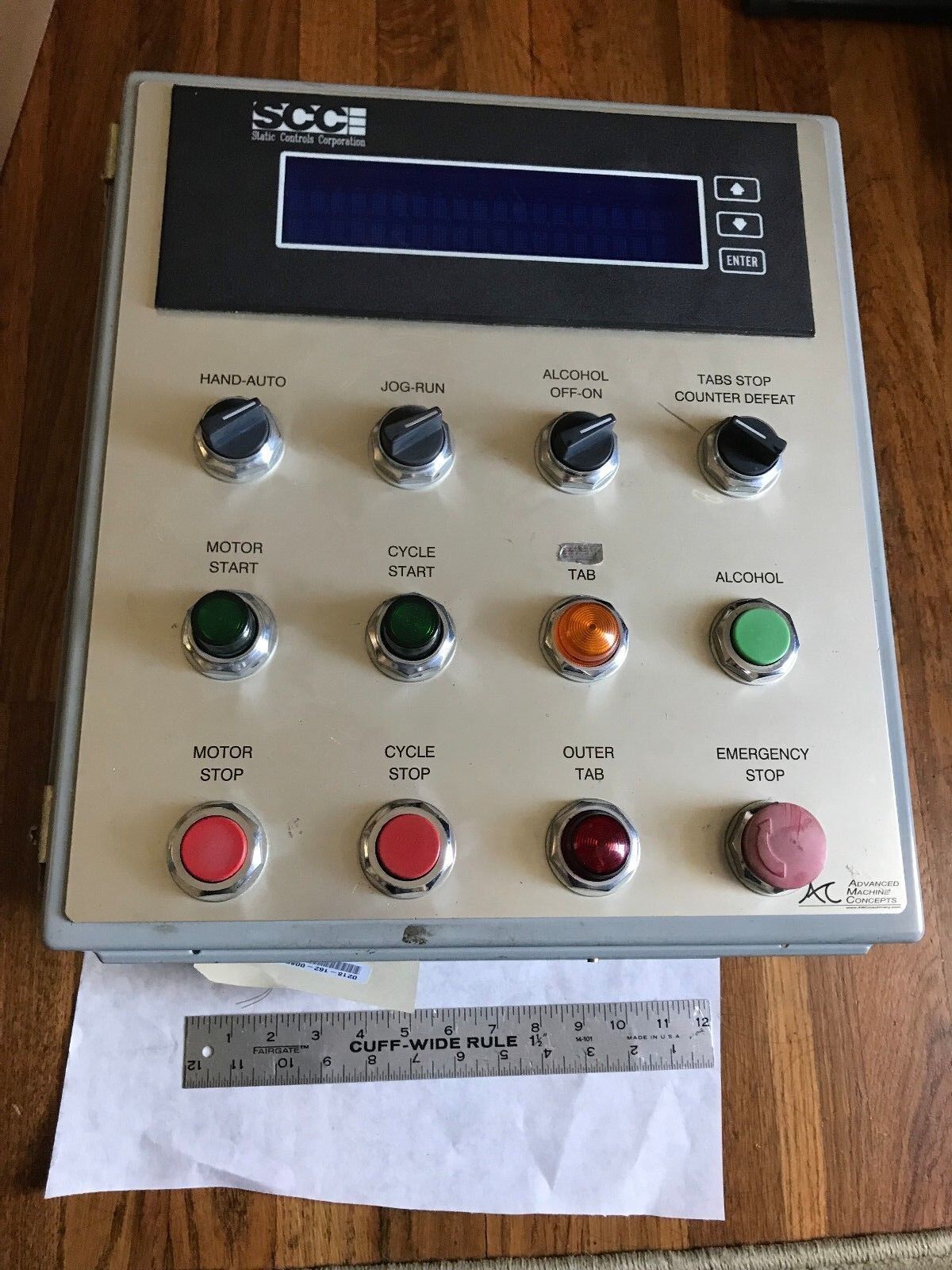 Static Control 1140-S4-03-8-X-Ge Control,Scc Advanced Machine Concepts ,Ez