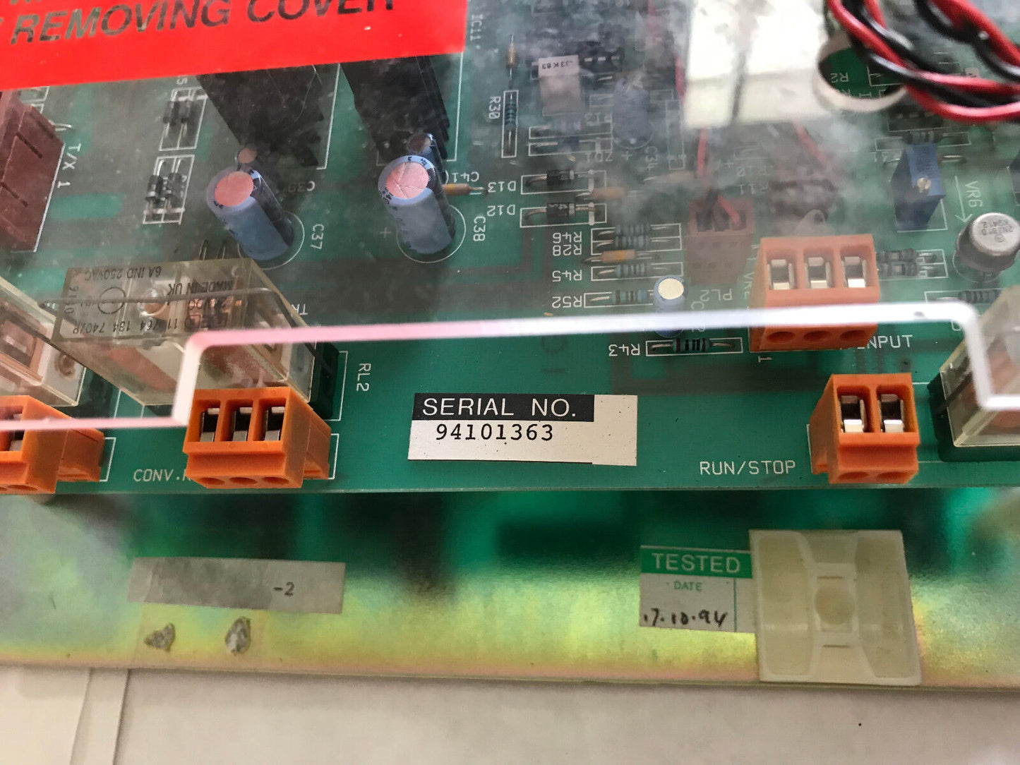 Nada Electronics Variable Speed Dc Drive,Evk71-050,110V,Conv.Ok,Conv.Run,Sr