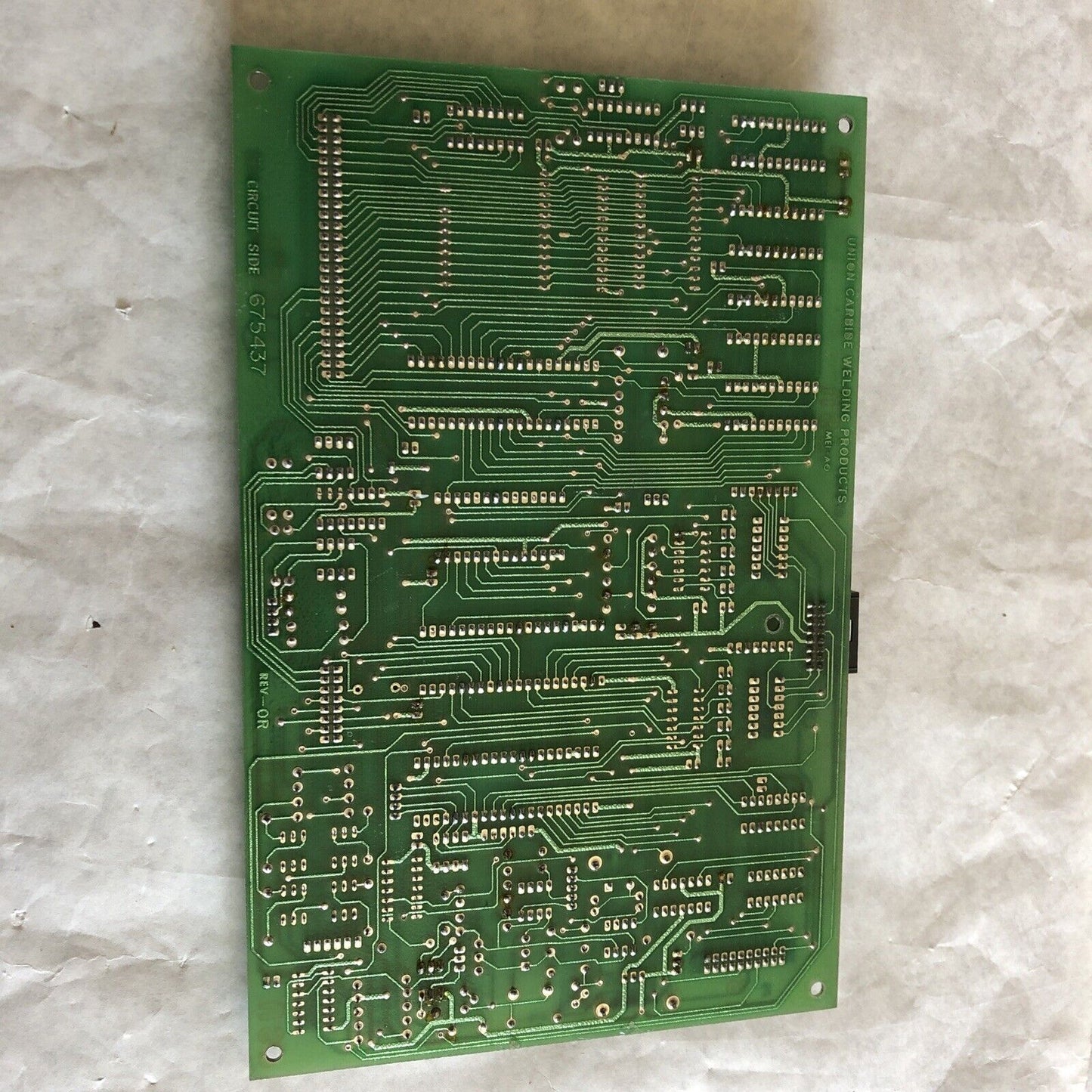 Union 675437 Union Carbide Welding Board For Standard Mig Welding Interface,Ea