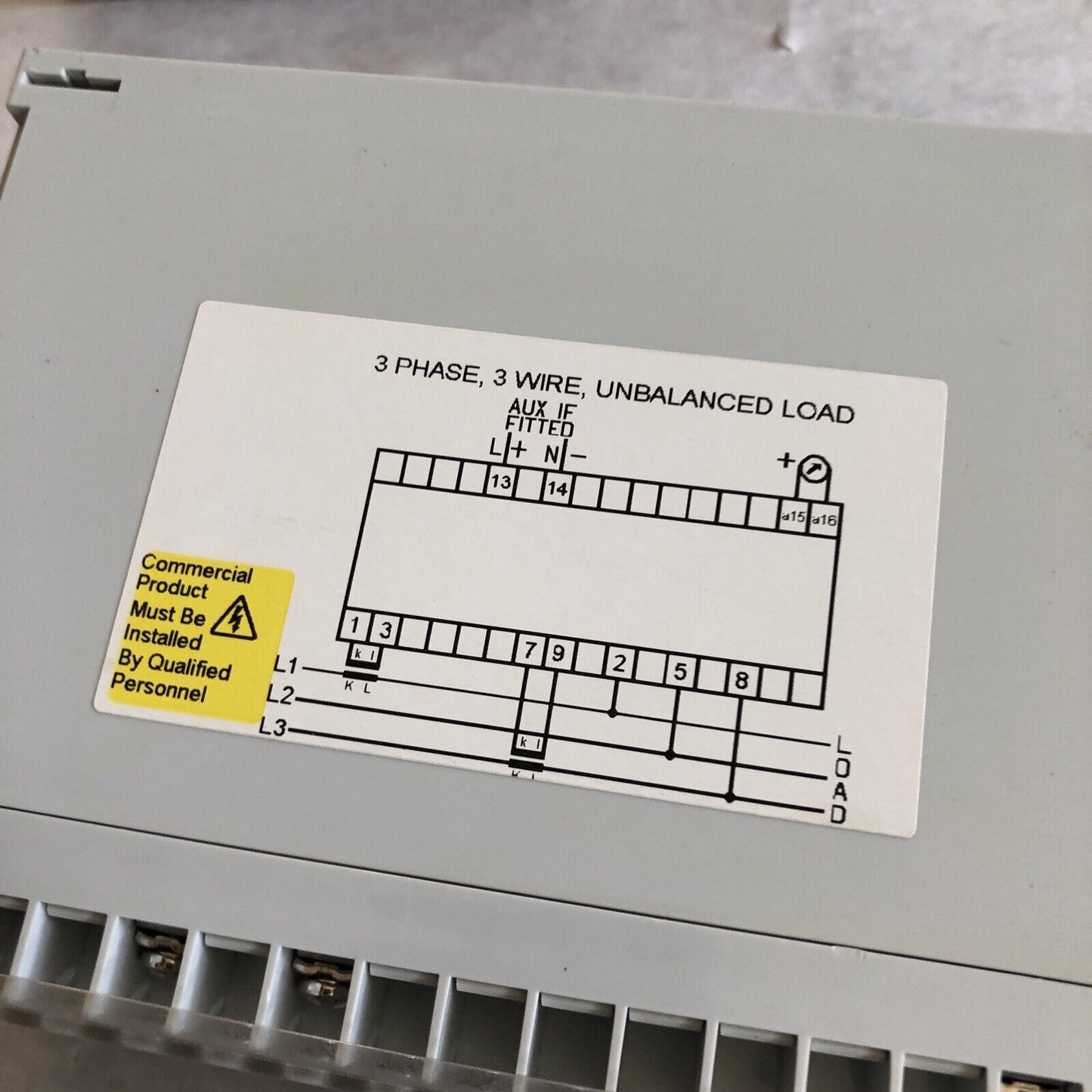 New Crompton 256-Xxmu Paladin Transducer 5.04A 120V,3P,256-Xxmu-Qqhh-C3-A3-Dg,Ee