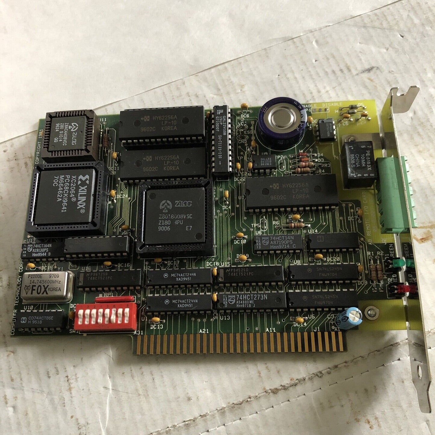 Computer Technology 05-03023-103 Ctc Board Ab Remote I/O Card, Abr-3200,Ar