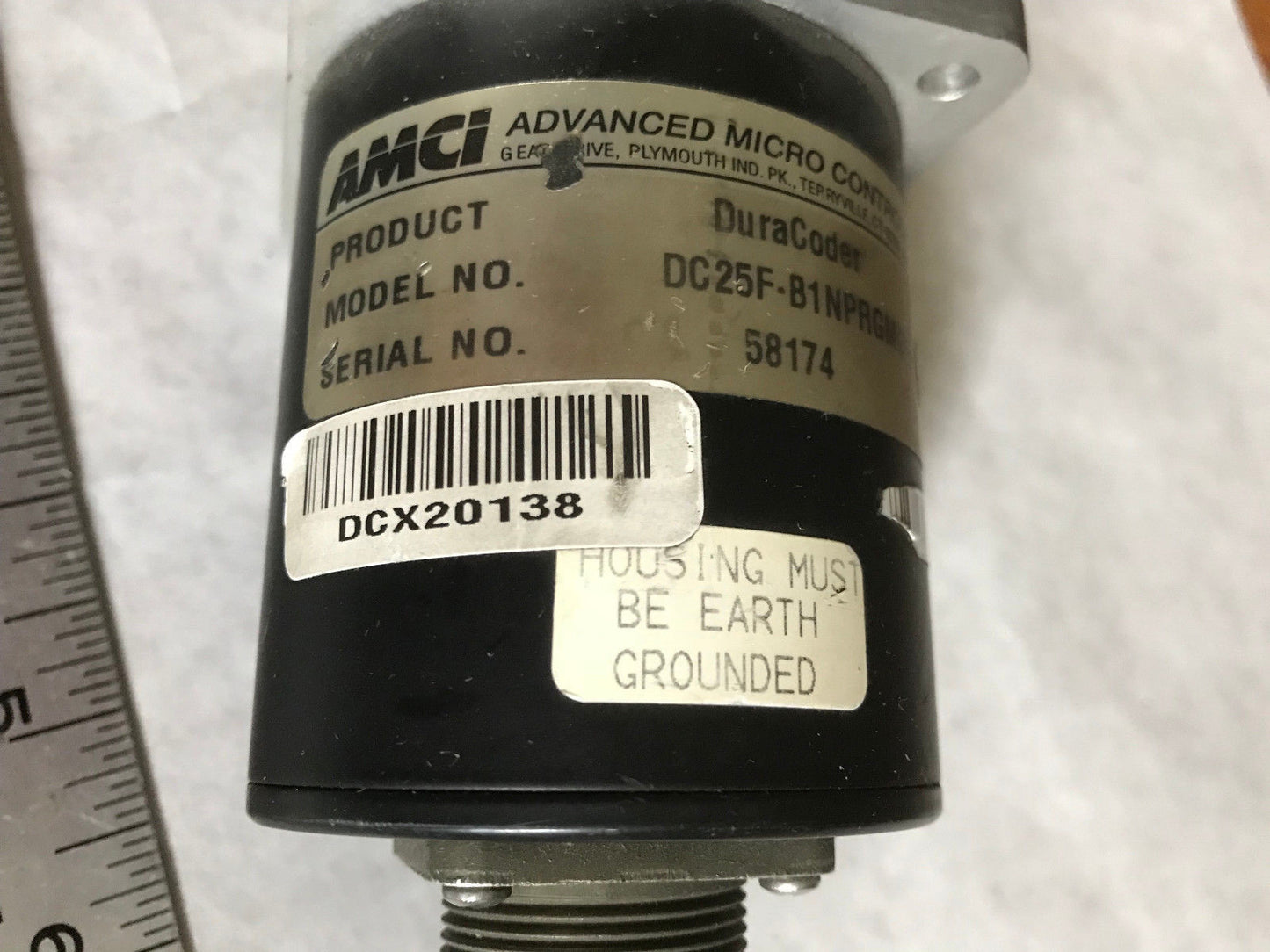 New Amci Dc25f-B1nprgmde Dura Coder,Advanced Micro Controls Duracoder Encoder,Bl