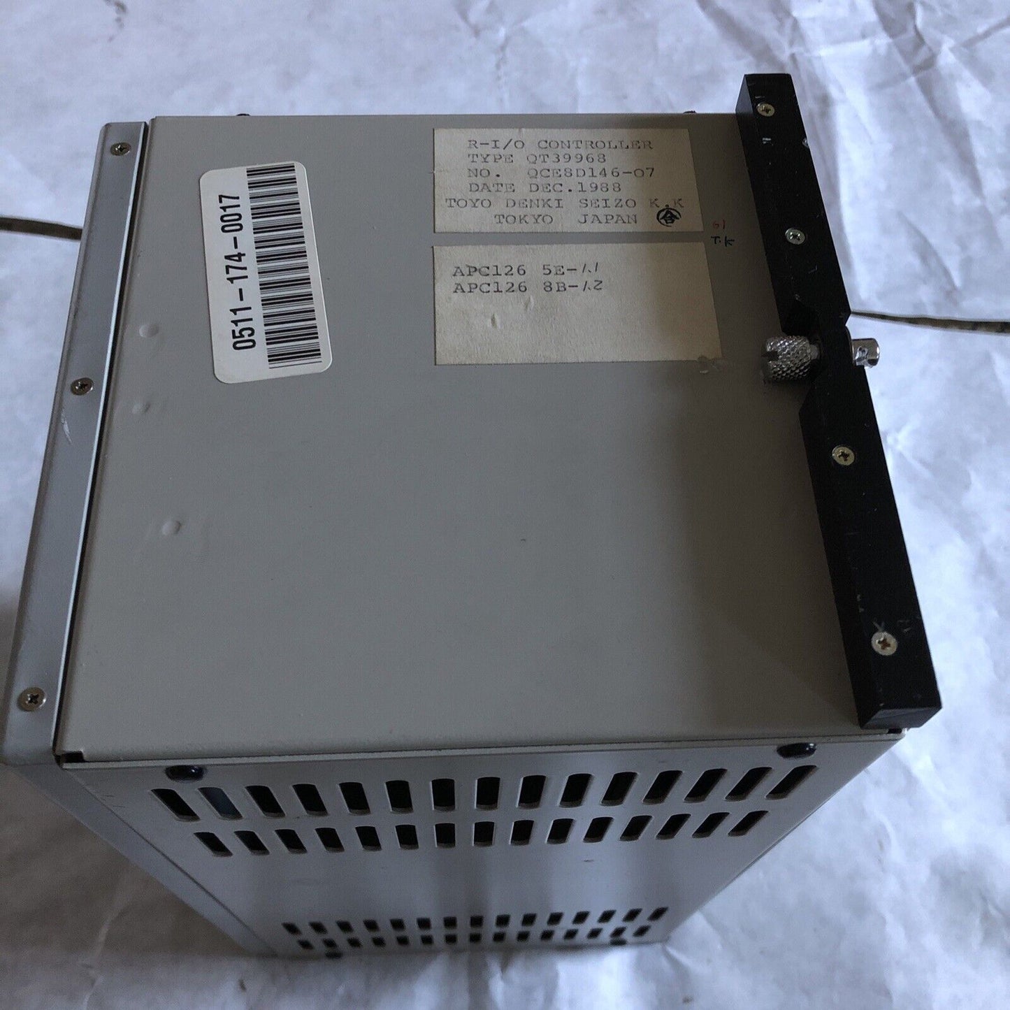 Toyo Denki Qt39968,U-Gpc R-I/O Controller Ri0 Qt39968,H-Gpc,Seizo K,Eb,Bd