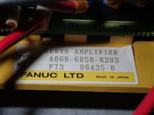 Fanuc A06b-6058-H203 Servo Amplifier,Ei