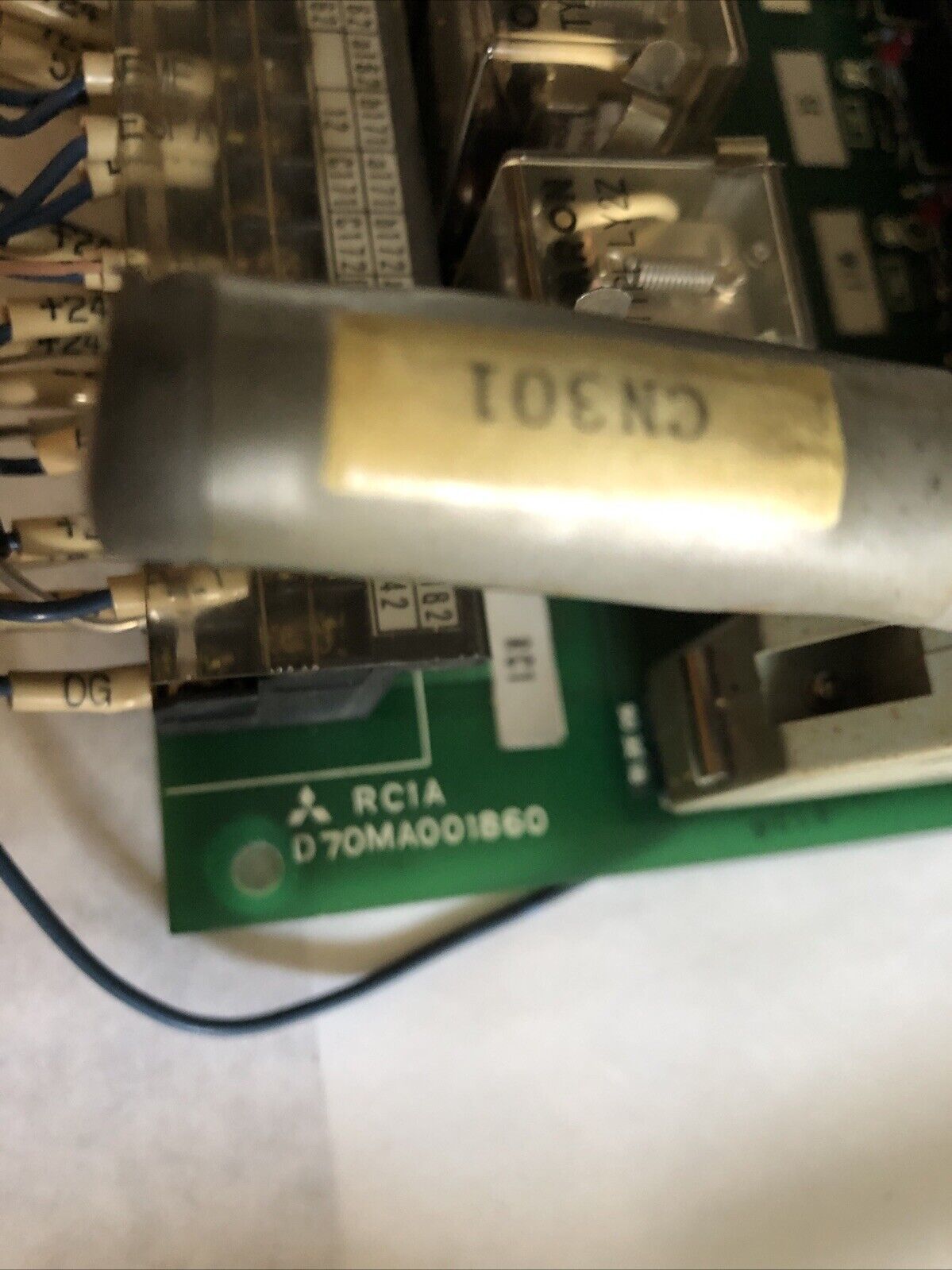 Mitsubishi D70ma001860, Bn624a259 Cnc Mazak Pc Board Rc1a,Sv