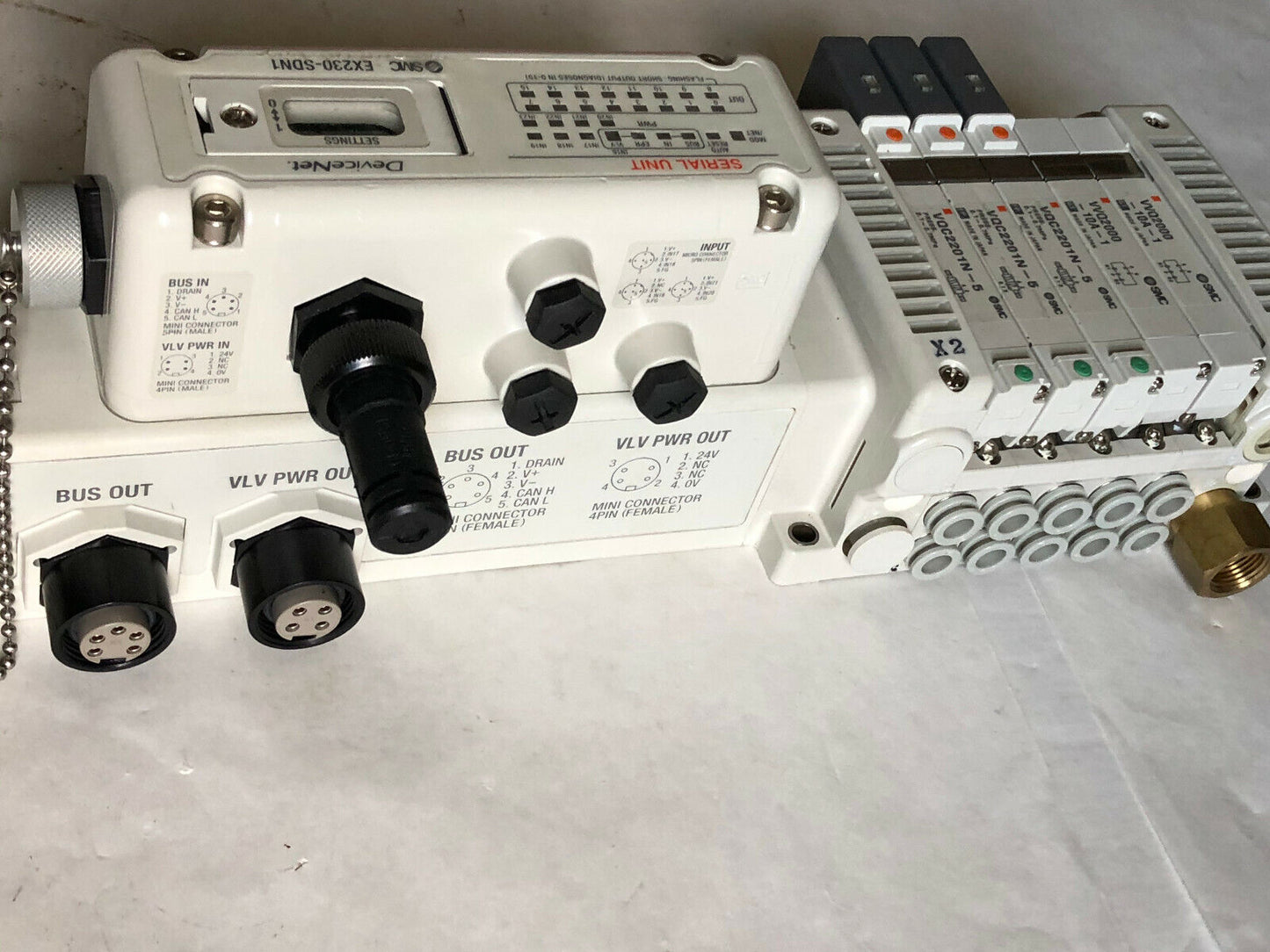 Smc Us2984-30,Ex230-Sdn1,Ex230-Cb2,Vvq2000-10A-1 Manifold Valve,Vqc2201n-5,Cg,Ch