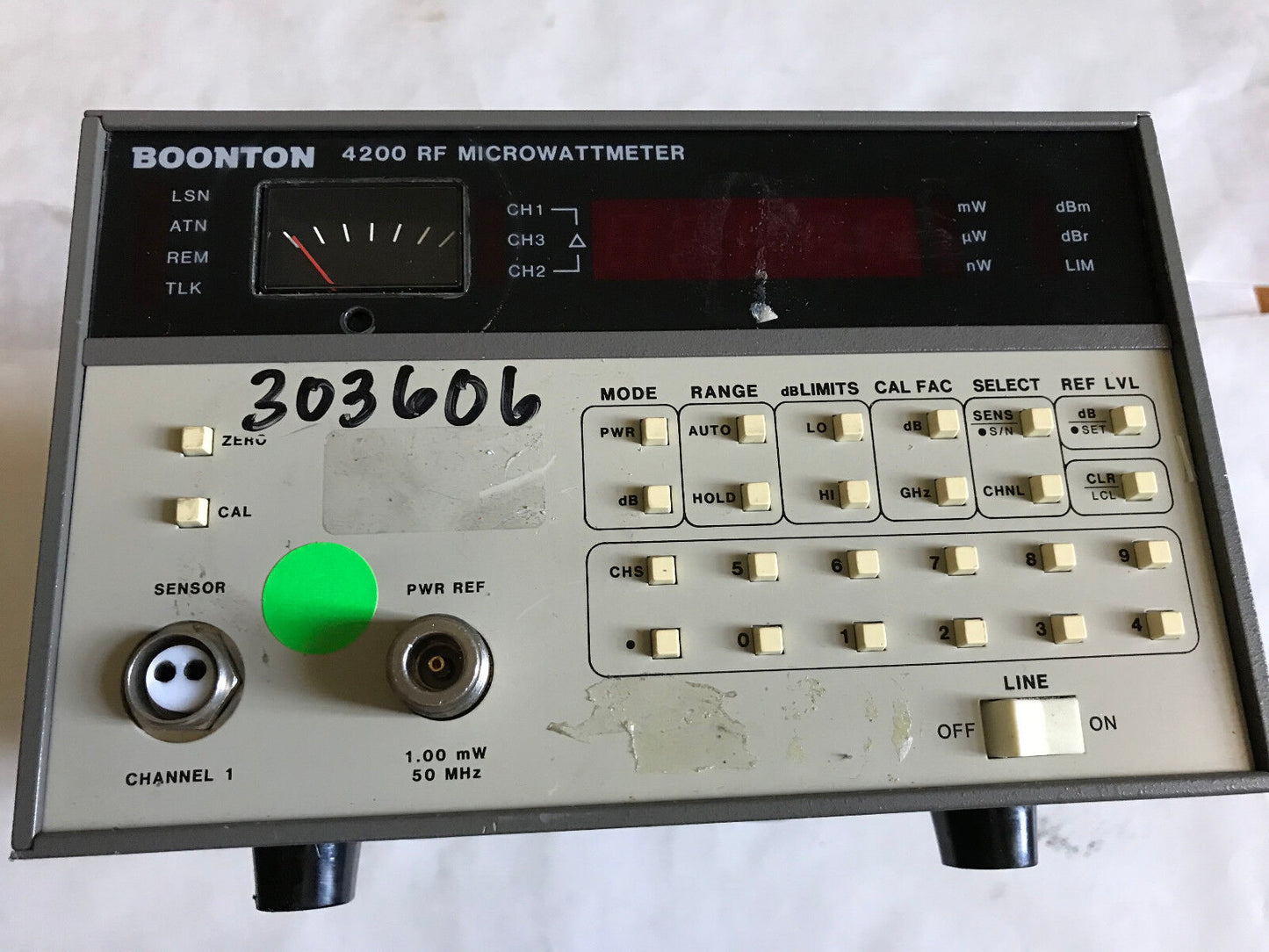 Boonton 4200-S/21,4200 Rf Microwattmeter (No Cord),Boonton 4200,4200-5/21,Ax