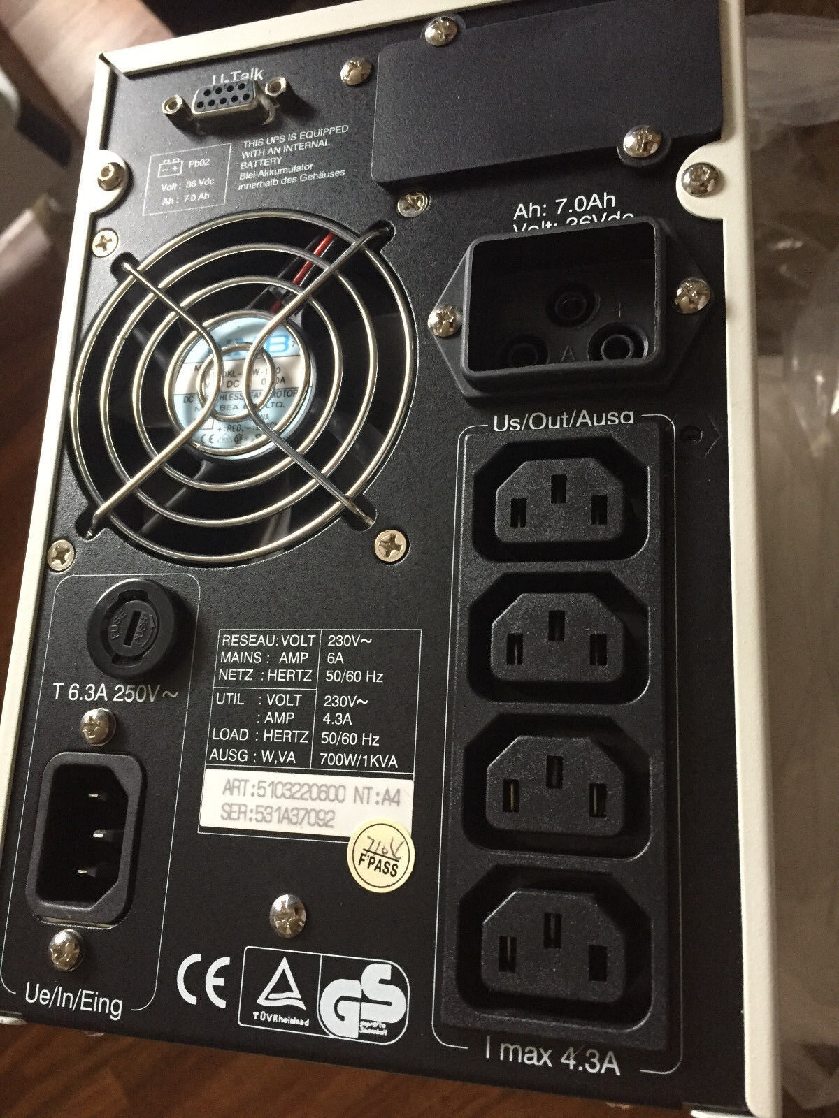 New Pulsar 5103220600,Pulsar Mge Ex10,5103220600 Nt:A4 Ups System,Ed