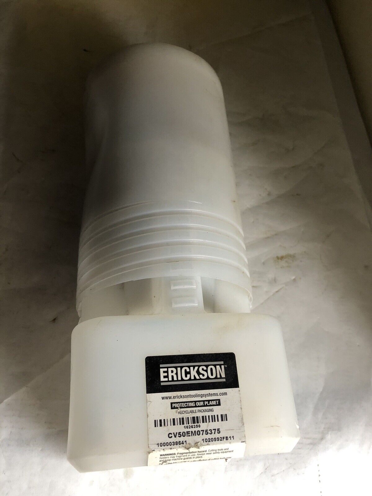 Erickson Cv50em075375 Cat-50 Milling Tool Holder, Bore: 19Mm, Gage: 4" ,Tc