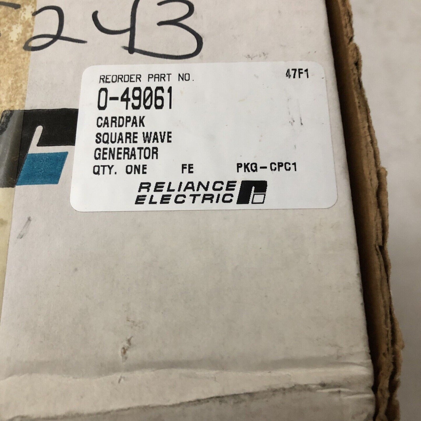 New Reliance Electric 0-49061 ,O-49061,Module Square Wave Generator Cardpak,Cr