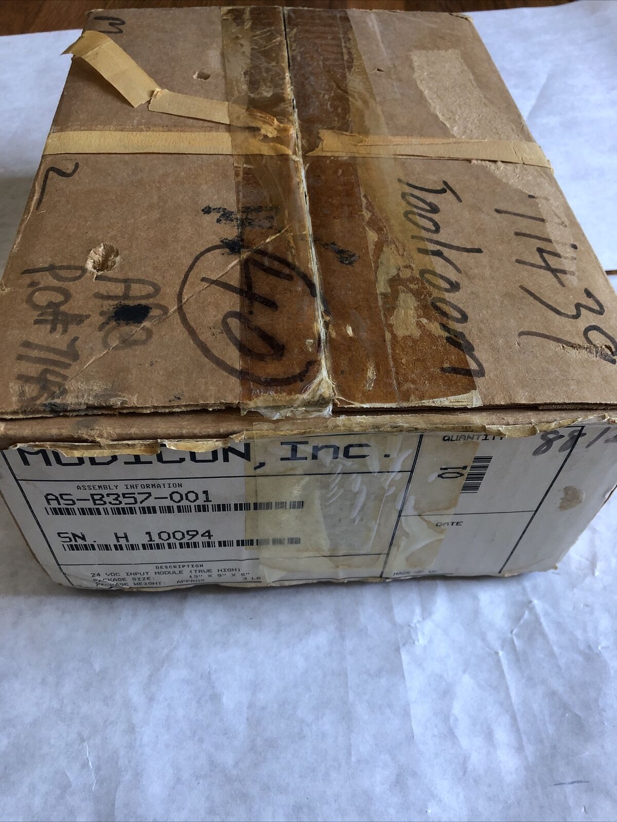 New Gould As-B357-001,Asg B357 24Vdc Input,Analog 24Vac 4-20Ma 1-5Vdc Tru-Hi,Ee