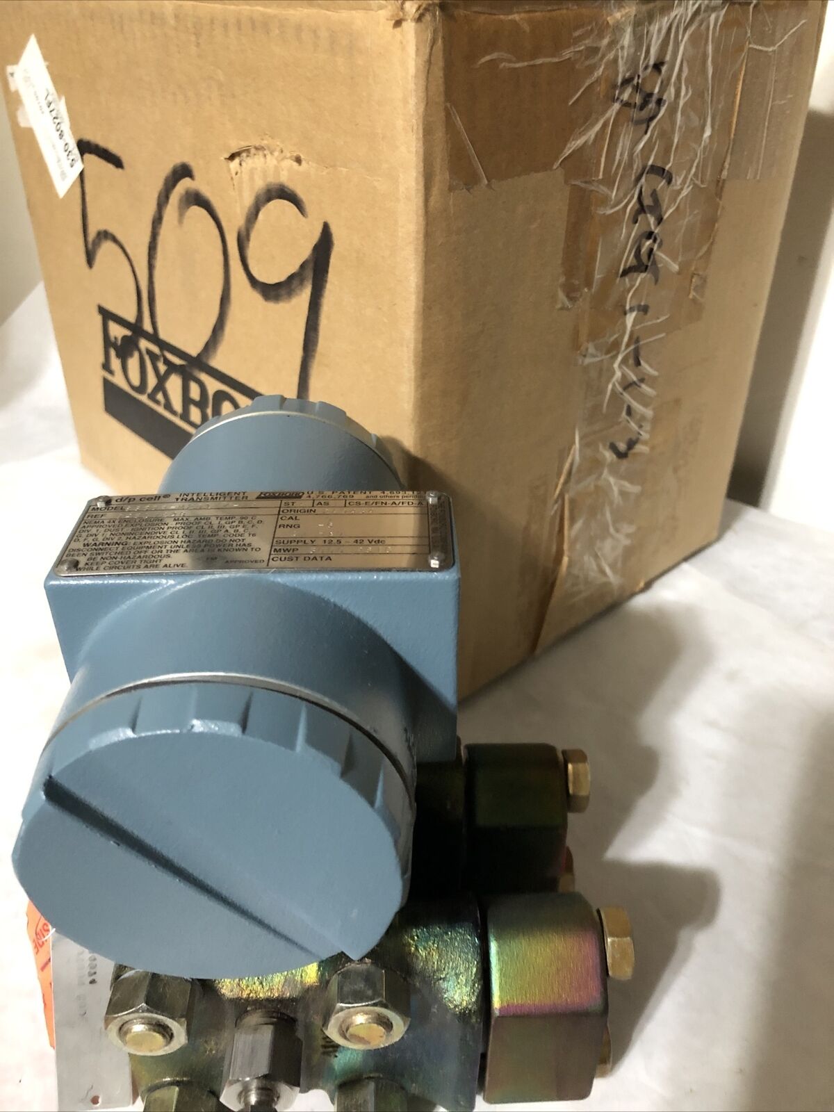 Foxboro 863Dp-M2d1nk-Mp Invensys Pressure Transmitter 0-6In H2o 863Dpm2d1nkmp,Bq