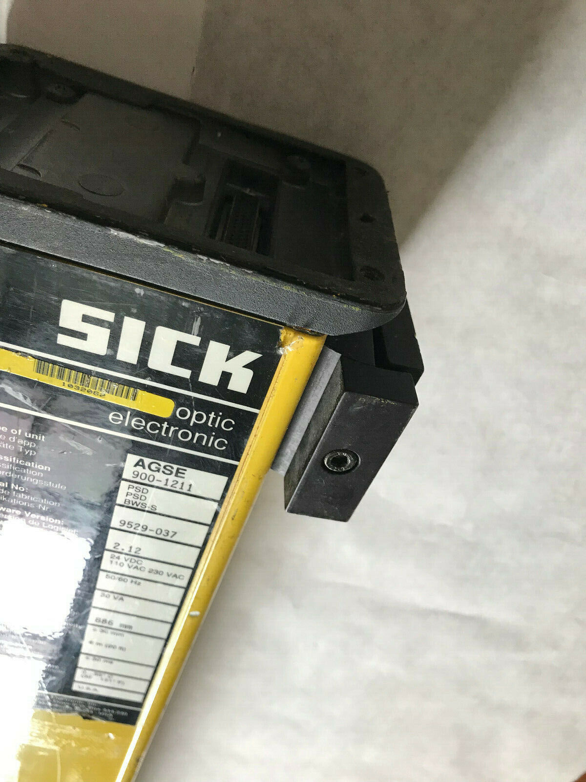 Sick Agse 900-1211,Psd Bws-S Optic Electronic Light Curtain Receiver,Agse,Sm