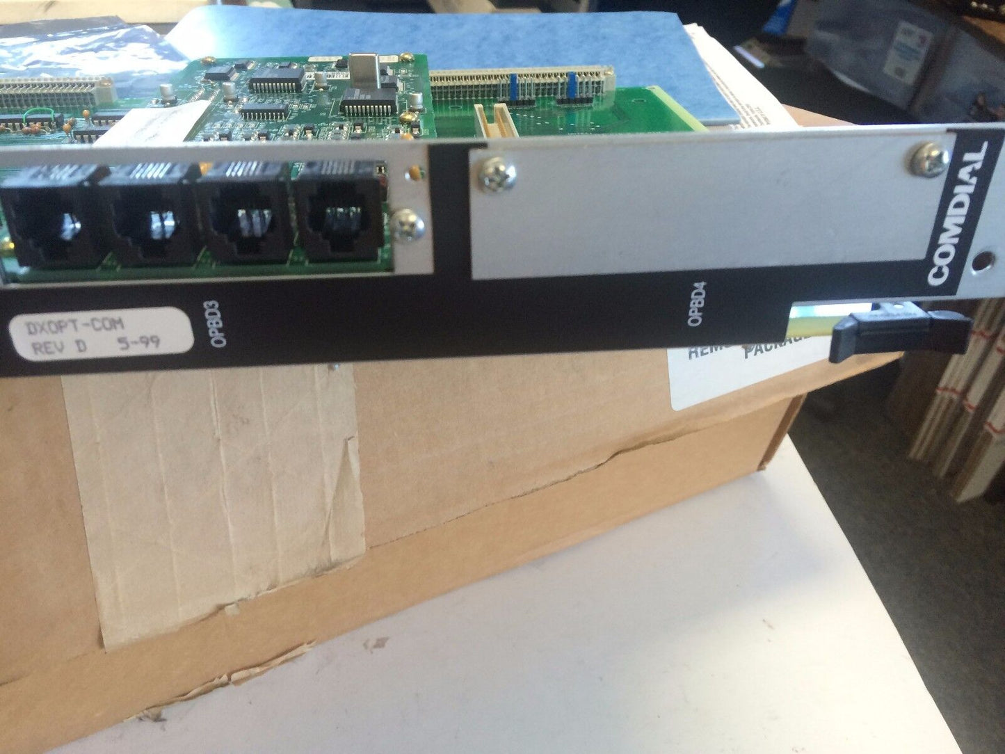 New Comdial Dxaux Dxopt-Com Auxiliary Plc Board Pa022-101.8,Pa022-201.3,Cy