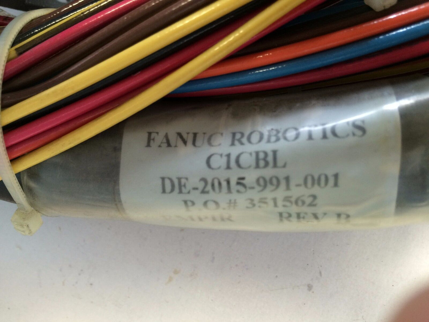 New Fanuc Robotics De-2015-991-001, P.O # 351562 Empir Rev B Connection Cable,Ew