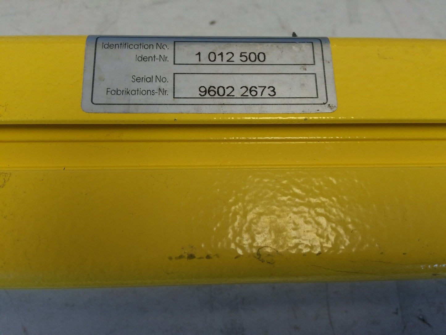 Sick Fgss300-11, 1 012500 Maihak Light Curtain Sender 24V +/-20% 4W,Bw