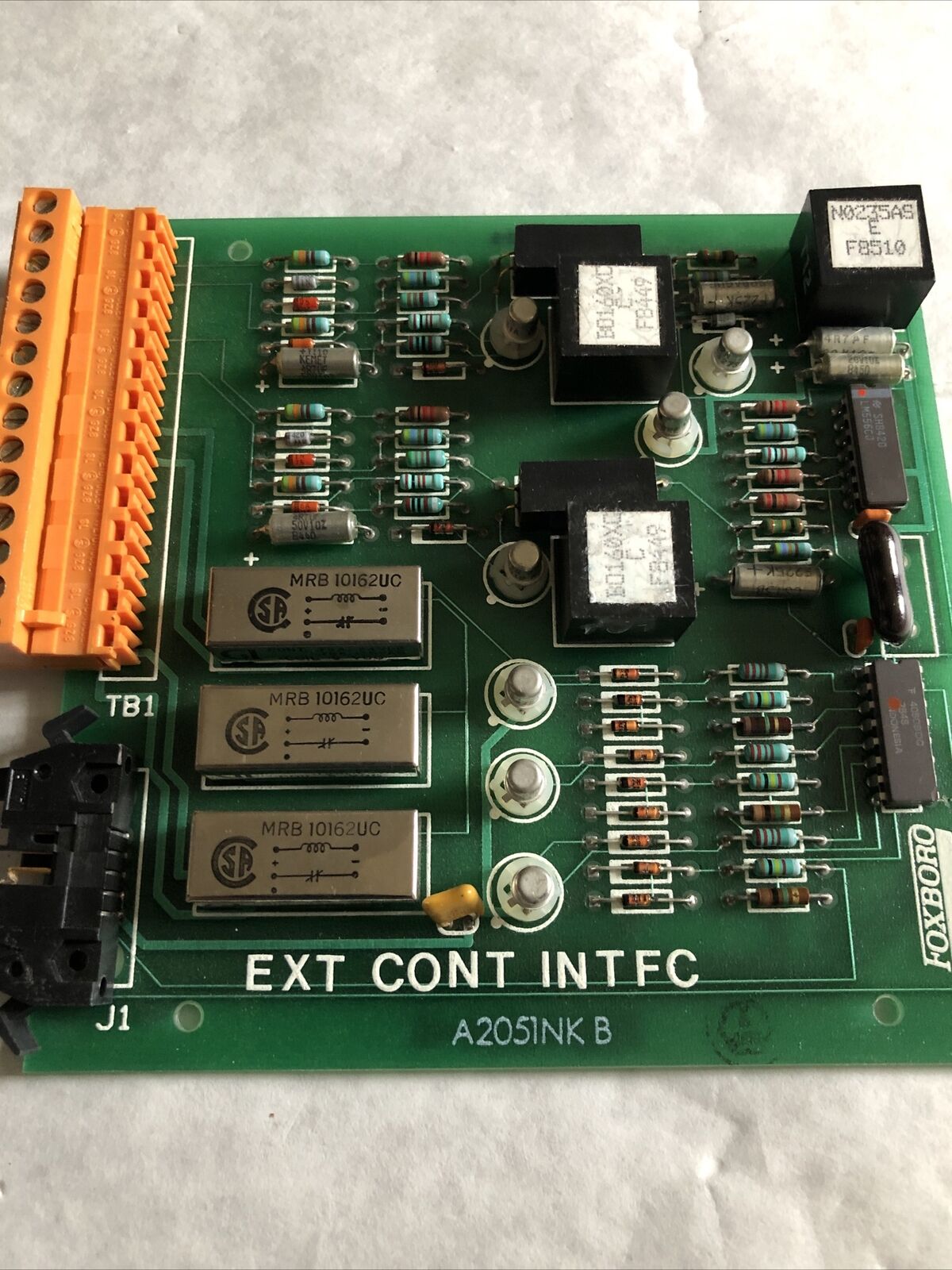 Foxboro A2051nk B Board,A2049hh-C,Ext Cont Intfc ,Ed