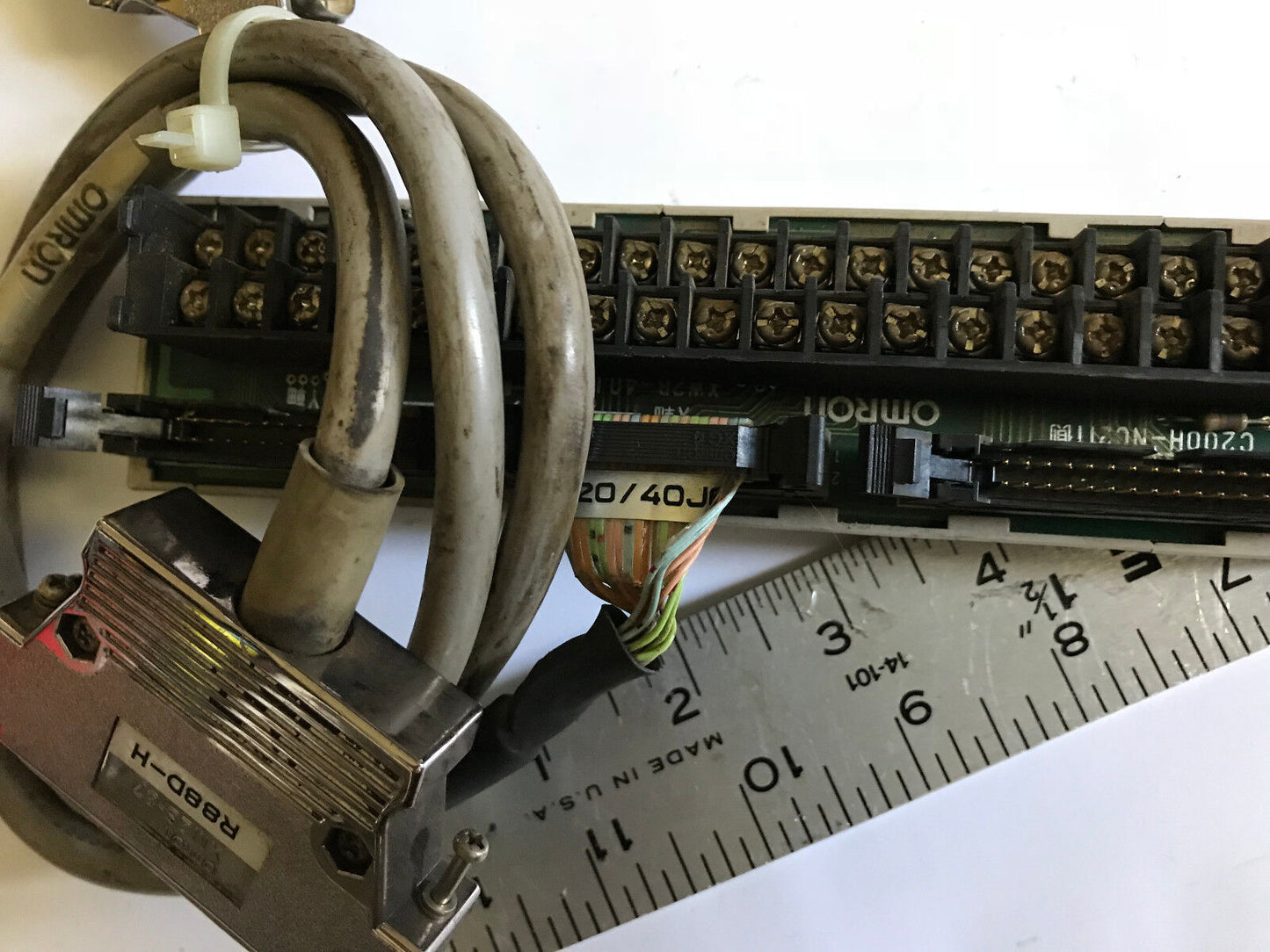 Omron C200h-Nc211 Axis Stepper Control Plc Remote Io 31X7 R88d-H Mr-34C Cable,Ep