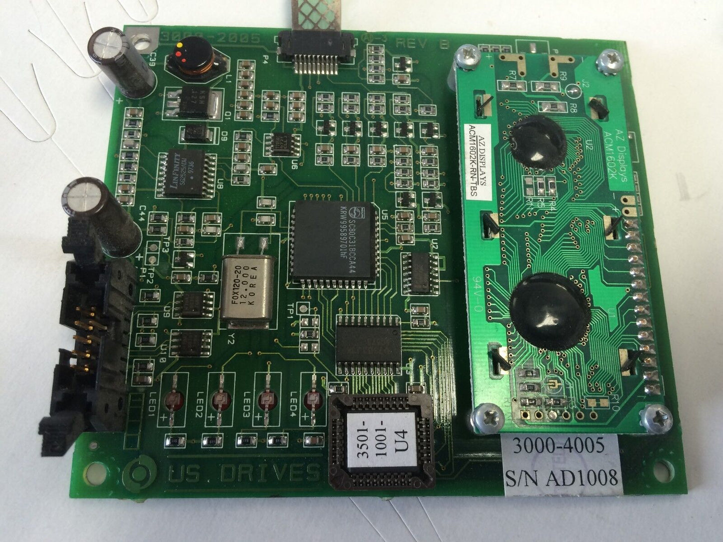 Us Drives 3000-4005 Acm1602k, 3000-2005 Rev B,Ag