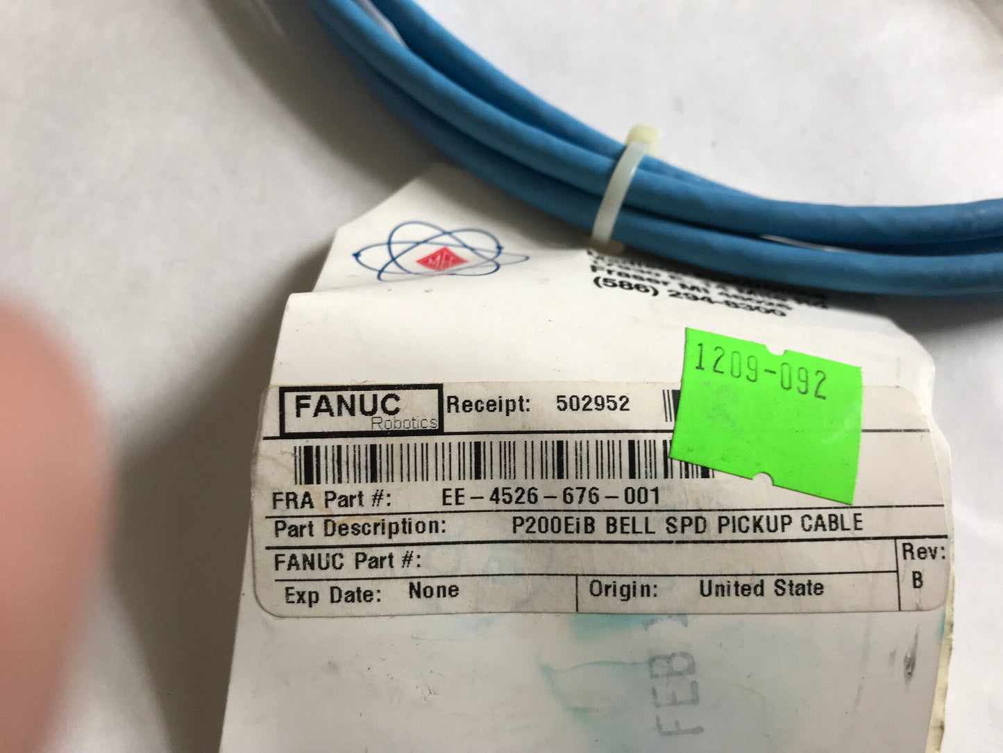 New Fanuc Ee-4526-676-001 Robotics Ee4526676001,Speed Pkmade2 Rev B Up Cable,Sh