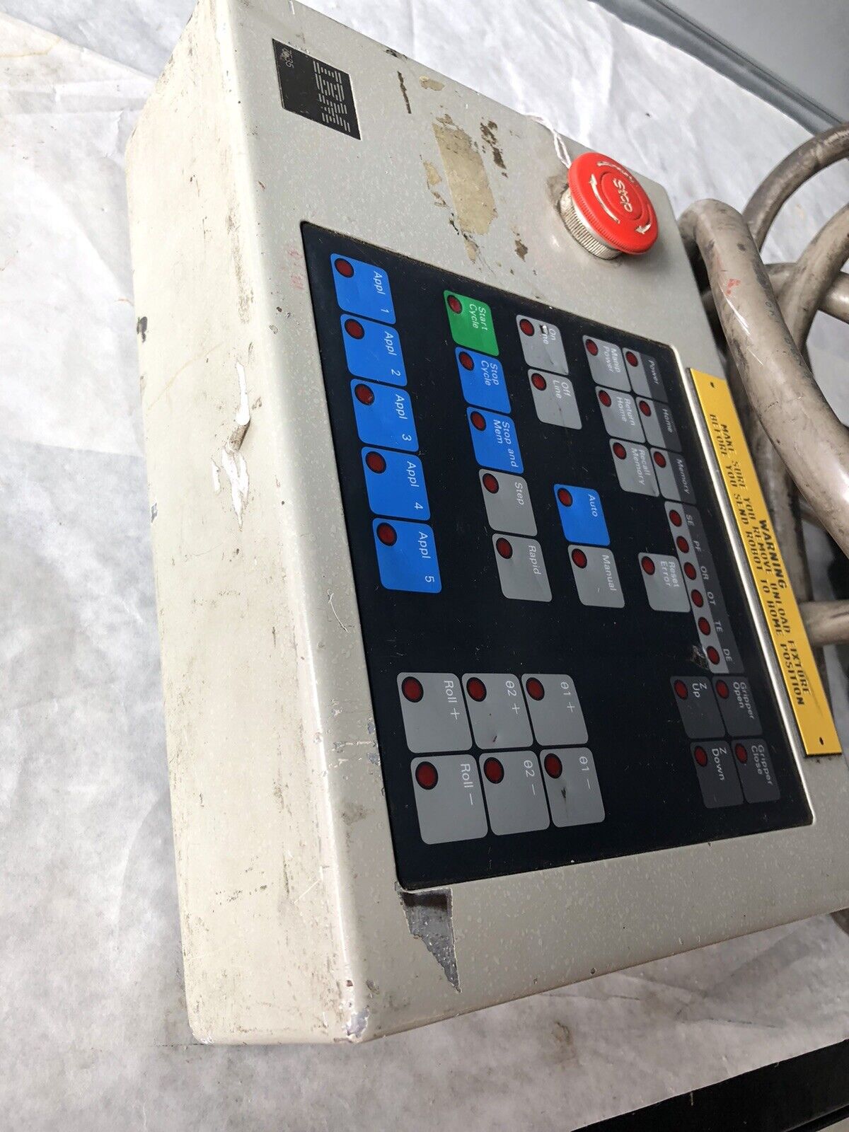 Ibm 7535 Scara Roboter Teach Pendant Handsteuergerät Control Panel Controller,Hm
