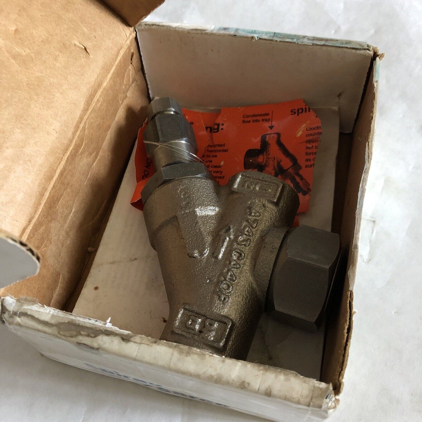 Spirax Sarco Td42l Cool Blue Thermodynamic 1/2” Steam Trap,Bu