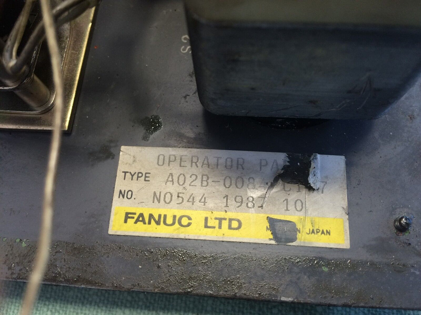 Fanuc A16b-1310-0380/02B, A02b-0084-C147 Operator Panel A66l-2001-0998,De