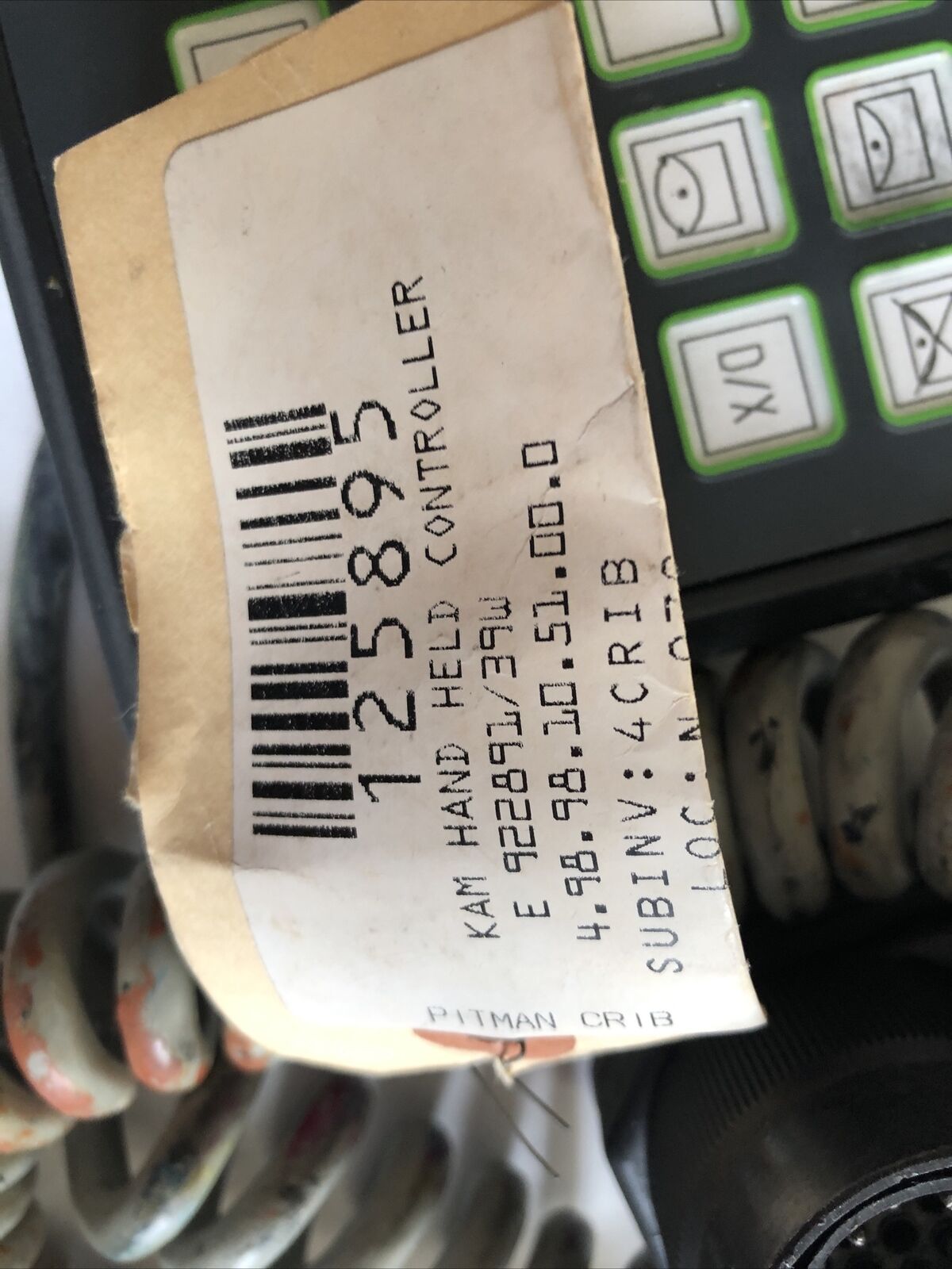 Kammann Handterminal Ht3/12539 Teach Pendant/Robot Controller,Ht3 12539,24V,Dg