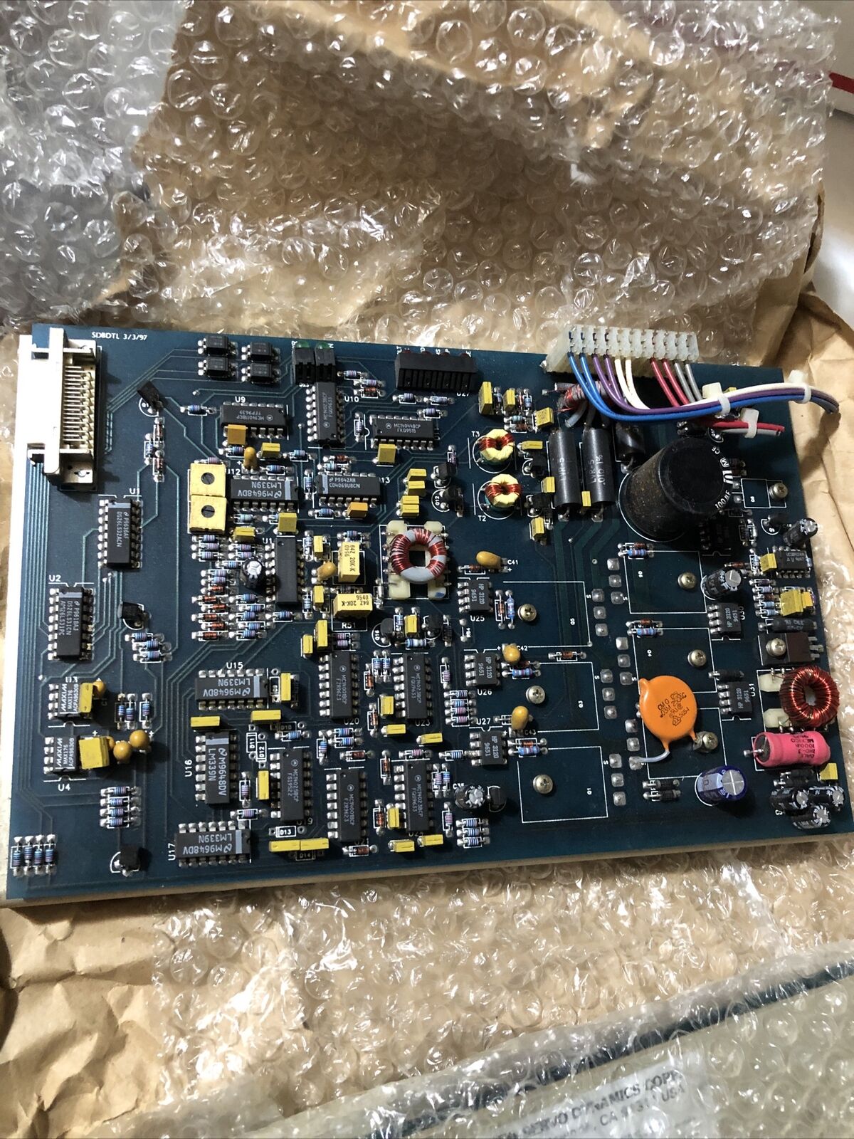 Servo Dynamics Sdbdtl1525-17 Digital Module Pcb Card,Bv