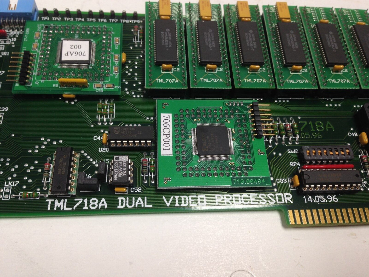 Brown & Sharpe Tml718a ,14.05.06 Dual Video Processor Board 718A,Di