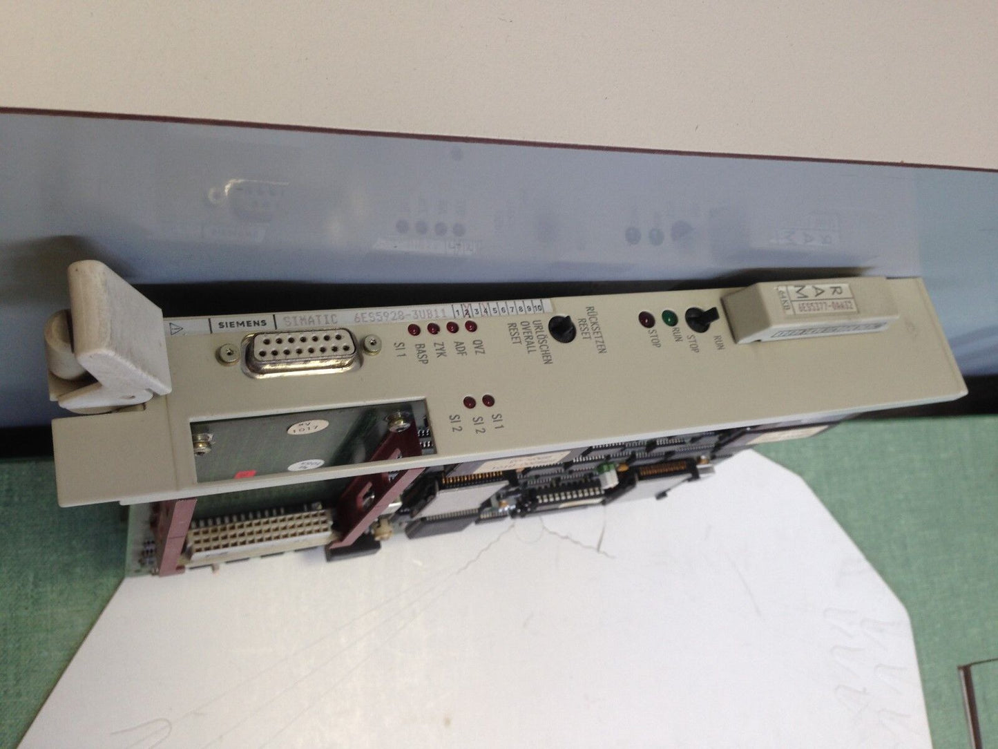 Siemens 6Es5928-3Ub11,S5 Plc Processor Simatic 6Es5377-0Aa32 6Kkb Ram,Fe