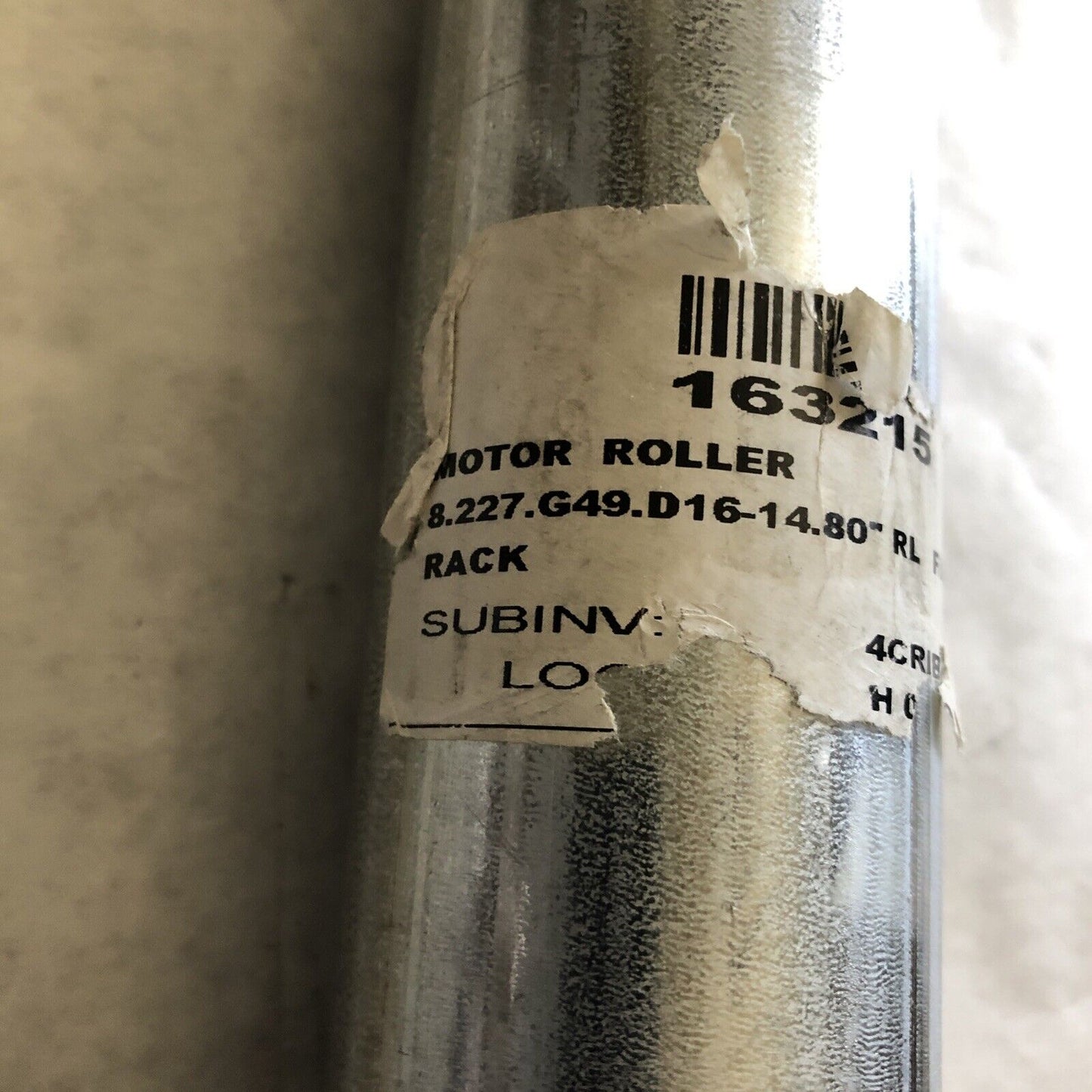 Interoll 188438 96:1,8.227.G49.D16-14.80-Rl Conveyor Roller Drive,Pat’D,24Vdc,Ed