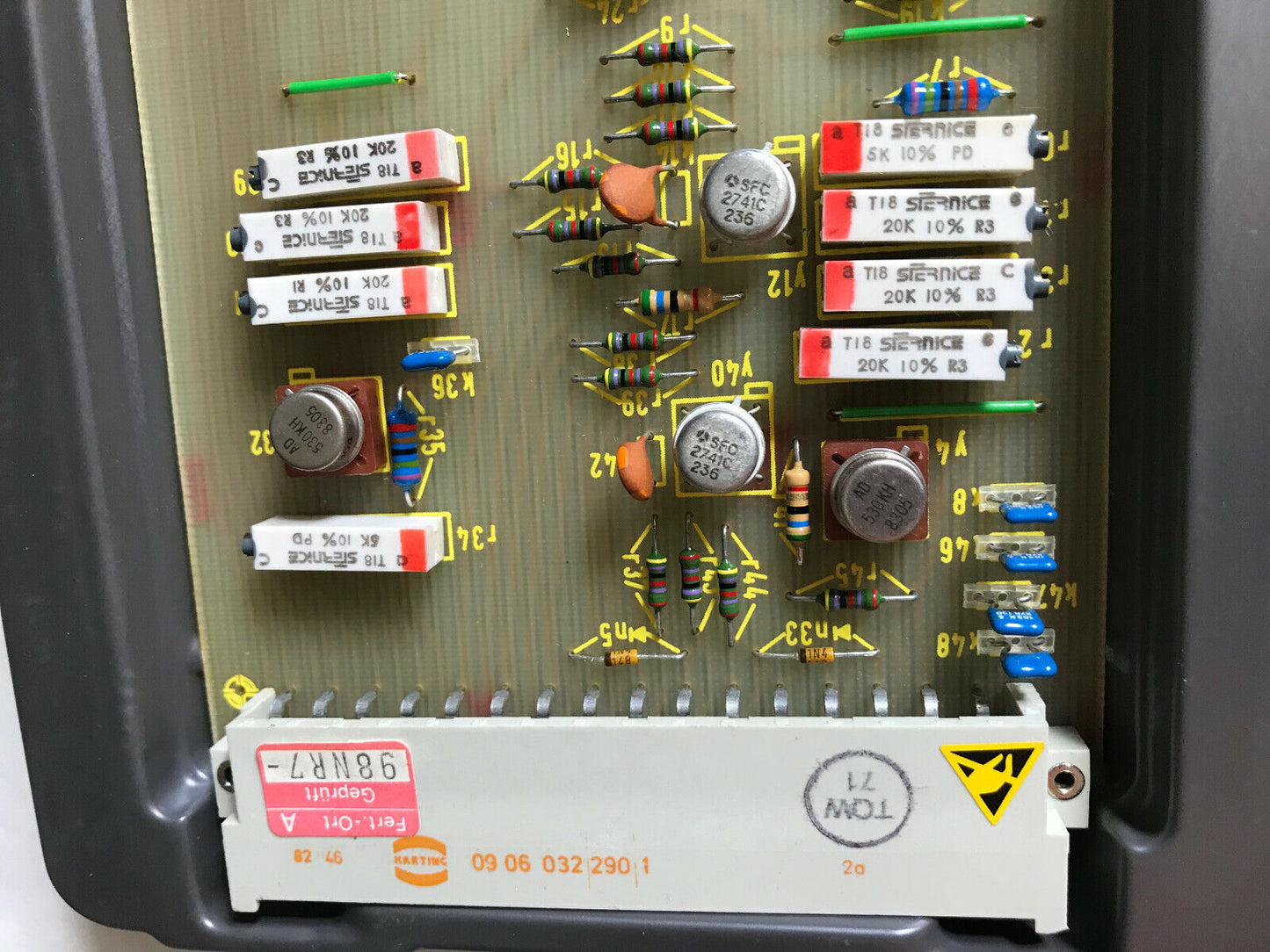 Siemens 6Dc4001-1Ac Simadyn Module Ge.516030.0033.00 Plc Card,Tg