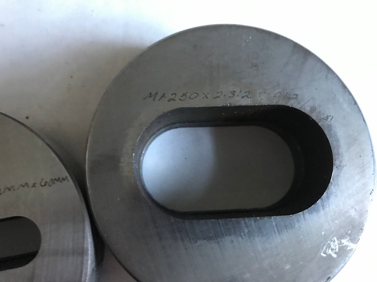 Lot 5 Wiedemann Oval/Obround Punch Die Sets .500X2.500,M.472X2.362,1.250X2.3,Et