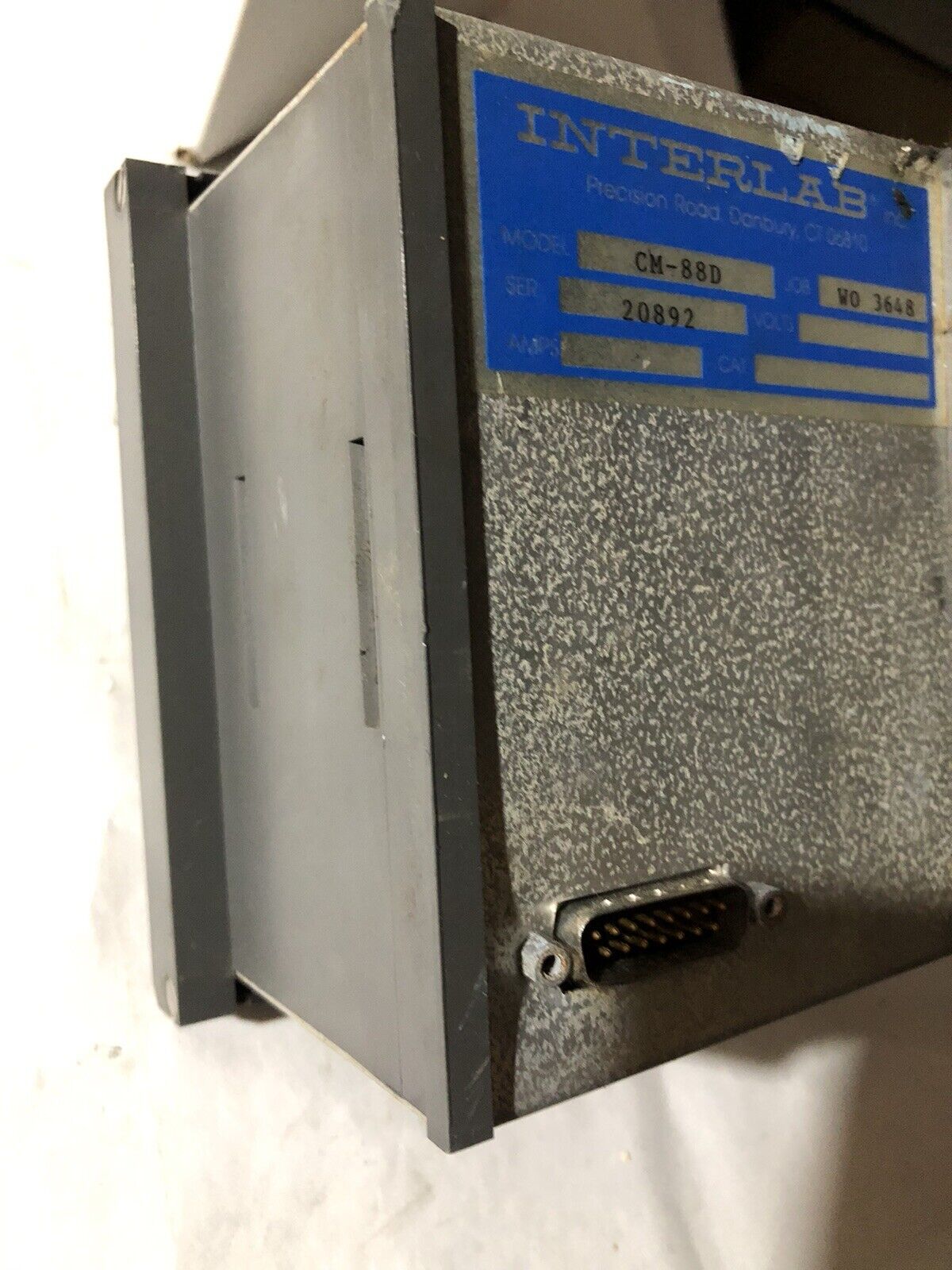 Interlab Cm-88 Robot Inhibit Emergency Off Cm-88D Wo 3648,Tn