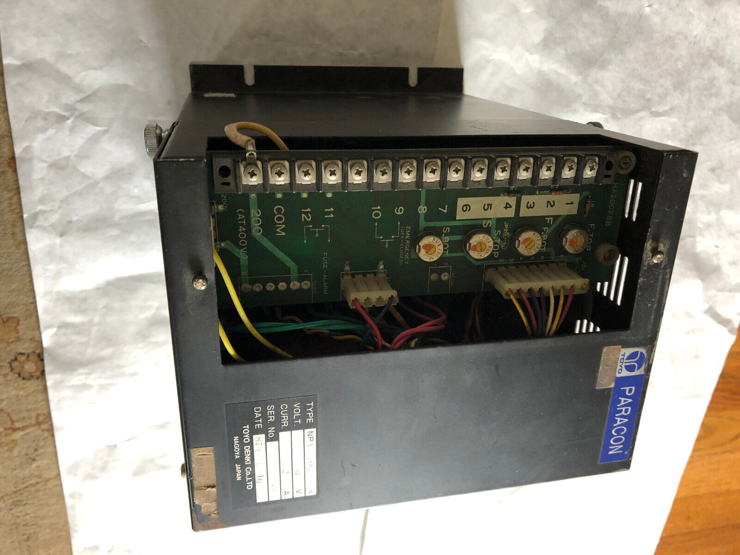 Toyo Np1-4025F-S,Ha20028b,265V,25A Drive Controller,Fg